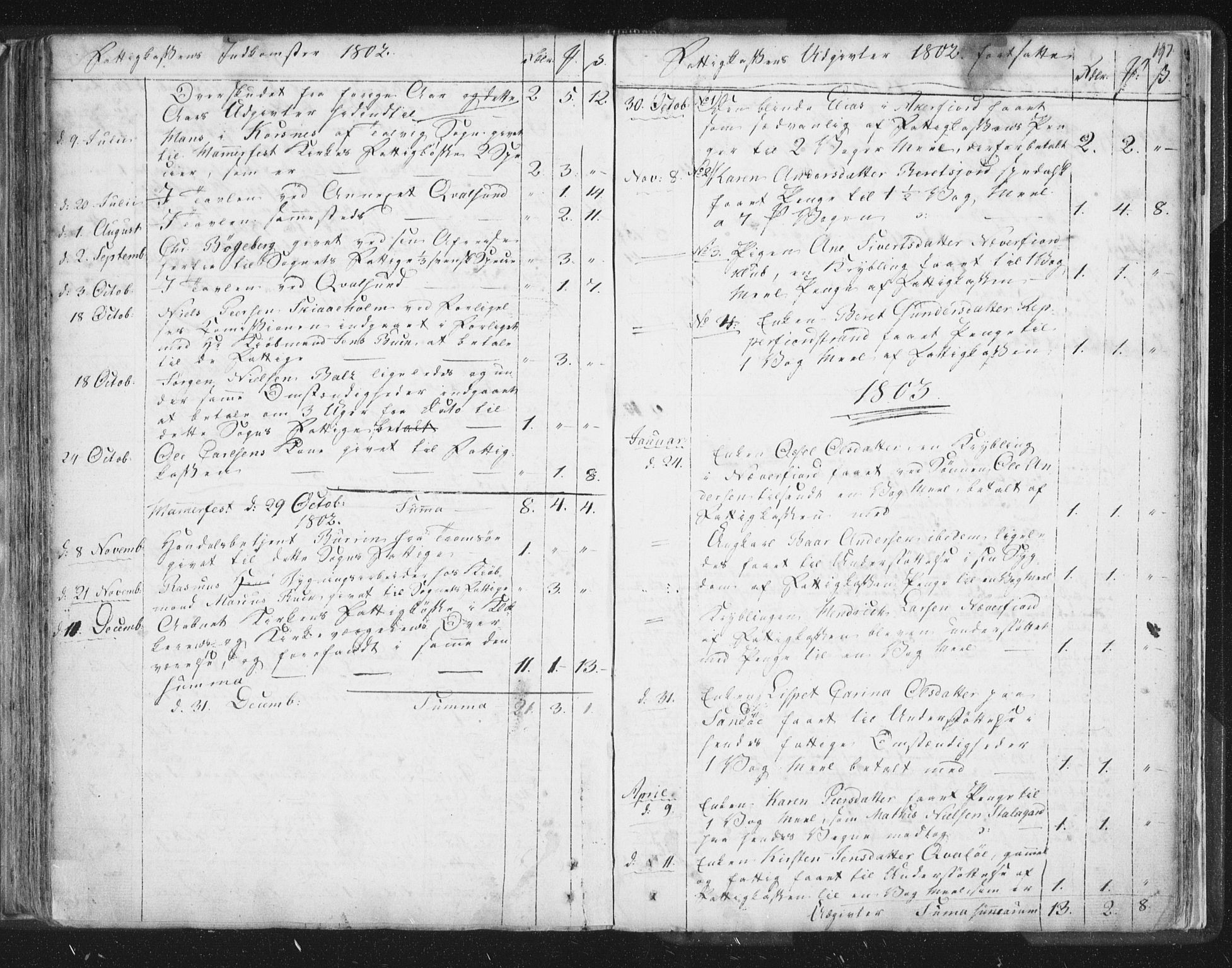 Hammerfest sokneprestkontor, SATØ/S-1347/H/Ha/L0002.kirke: Parish register (official) no. 2, 1751-1821, p. 197