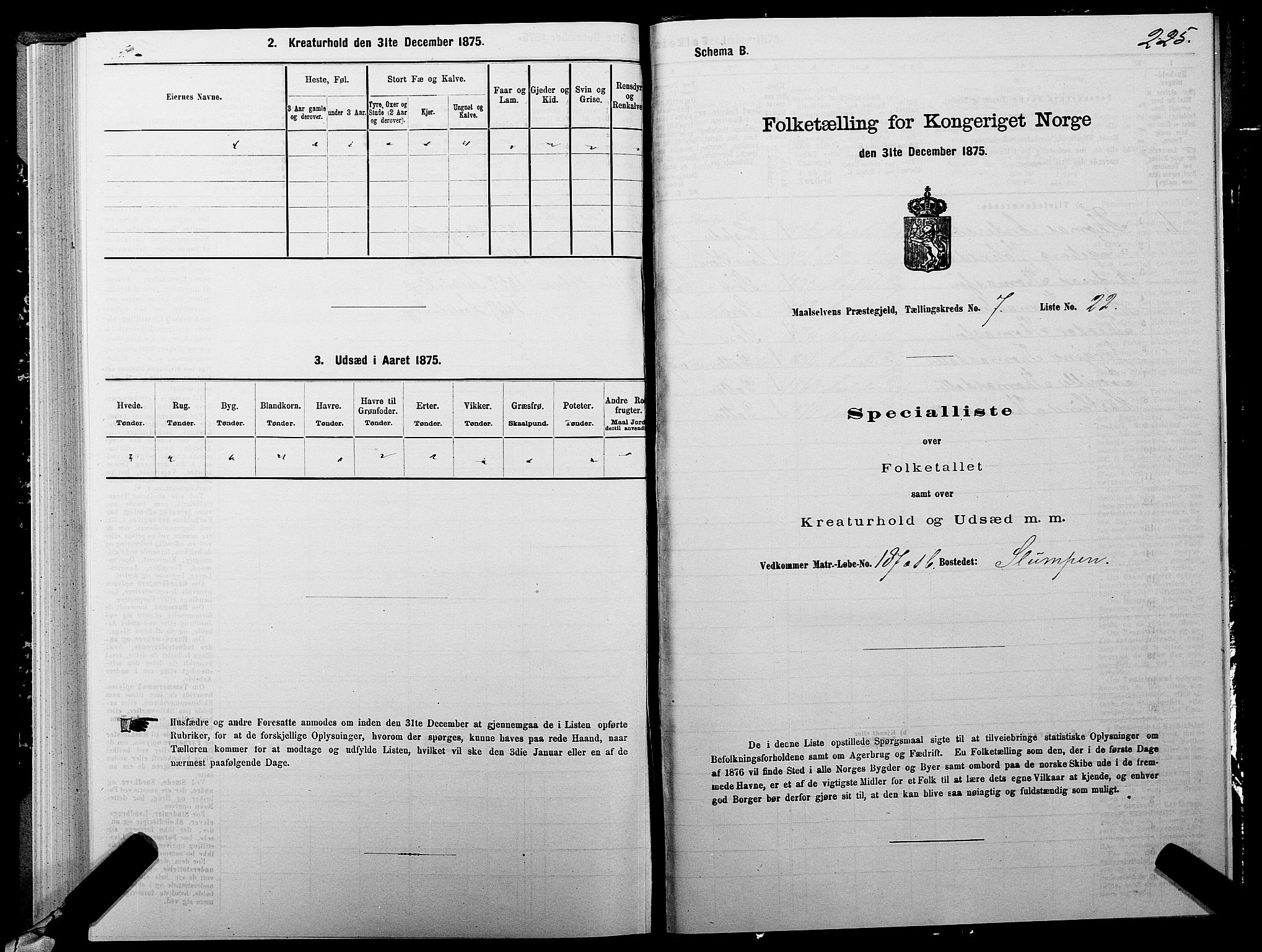 SATØ, 1875 census for 1924P Målselv, 1875, p. 3225