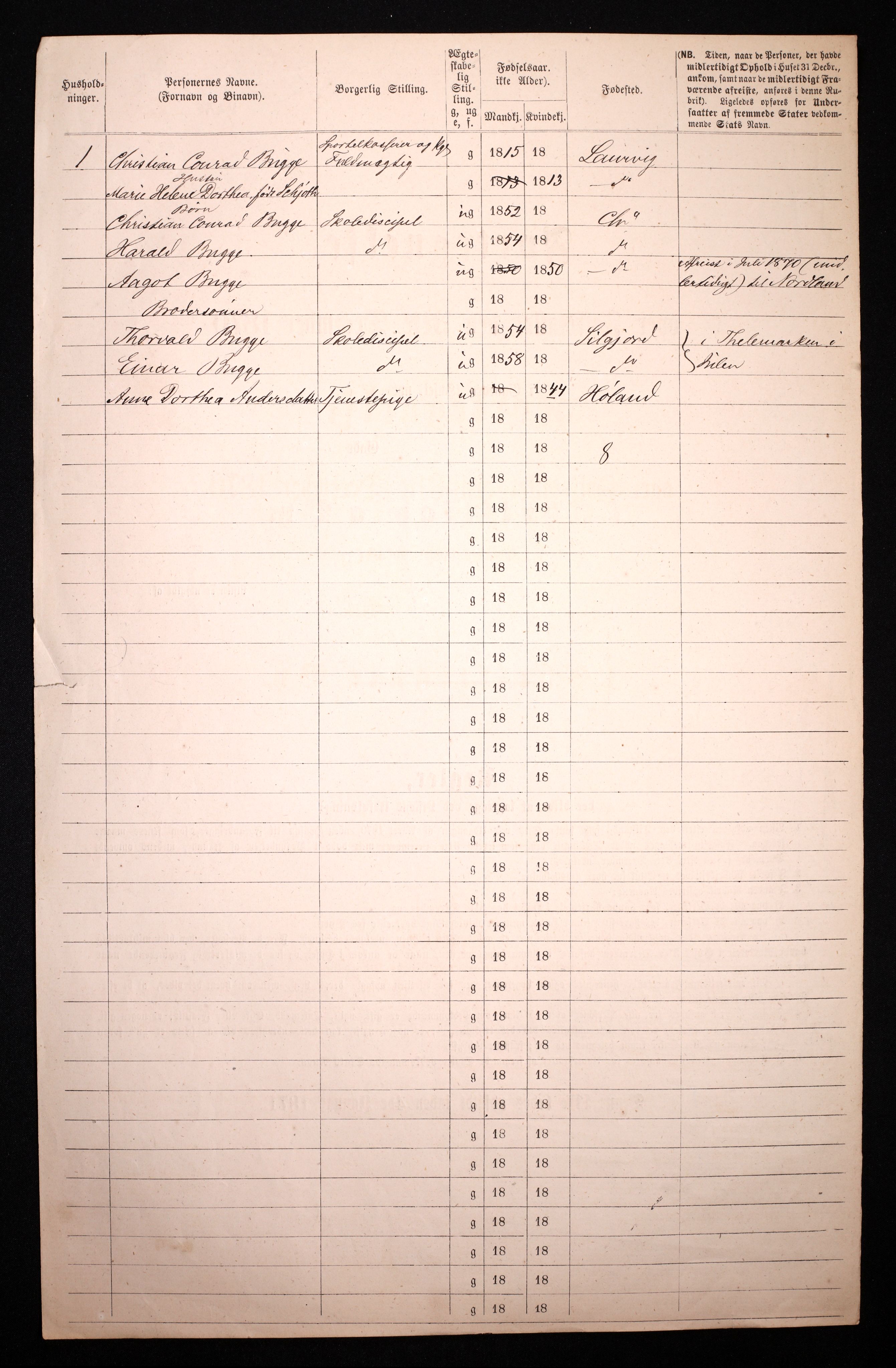 RA, 1870 census for 0301 Kristiania, 1870, p. 4512