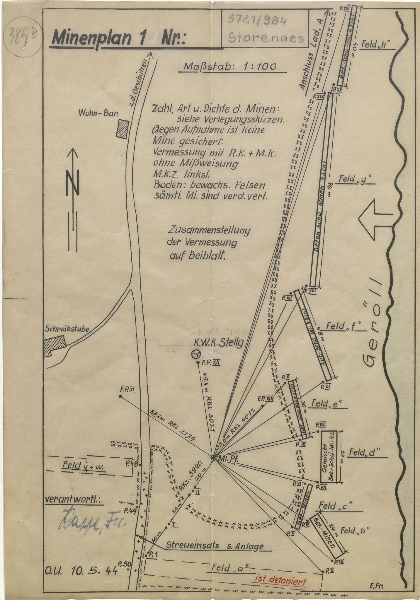 Distriktskommando Vestlandet - DKV, AV/SAB-A-100376/018/T/Ta/Tab/Tabb/L0022: Lnr: 371-387, Feltnr. 5623-1h - 5722/3/1g, Stryn - Straumshavn, 1942-1945, p. 35