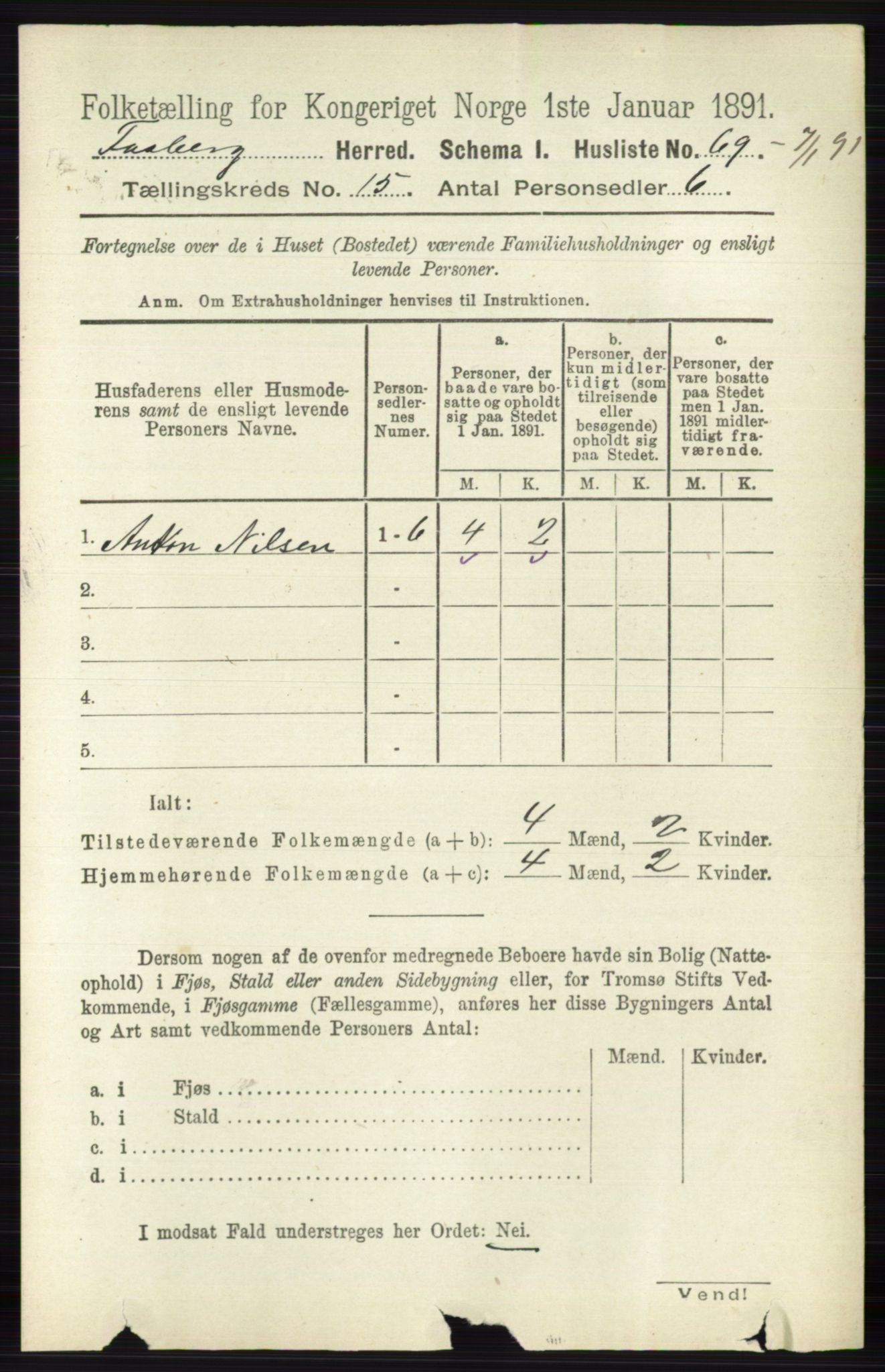 RA, 1891 census for 0524 Fåberg, 1891, p. 5903