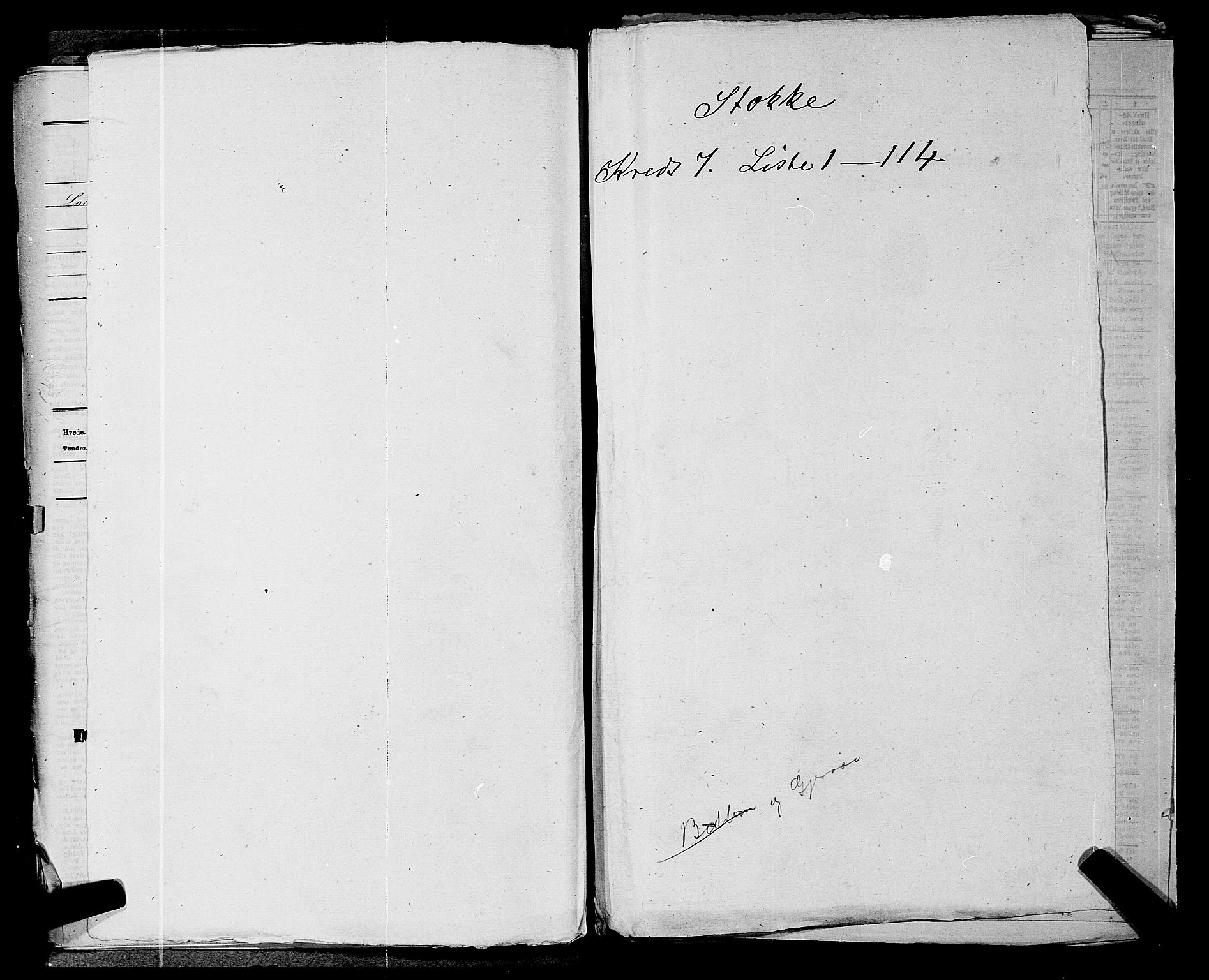 SAKO, 1875 census for 0720P Stokke, 1875, p. 1507