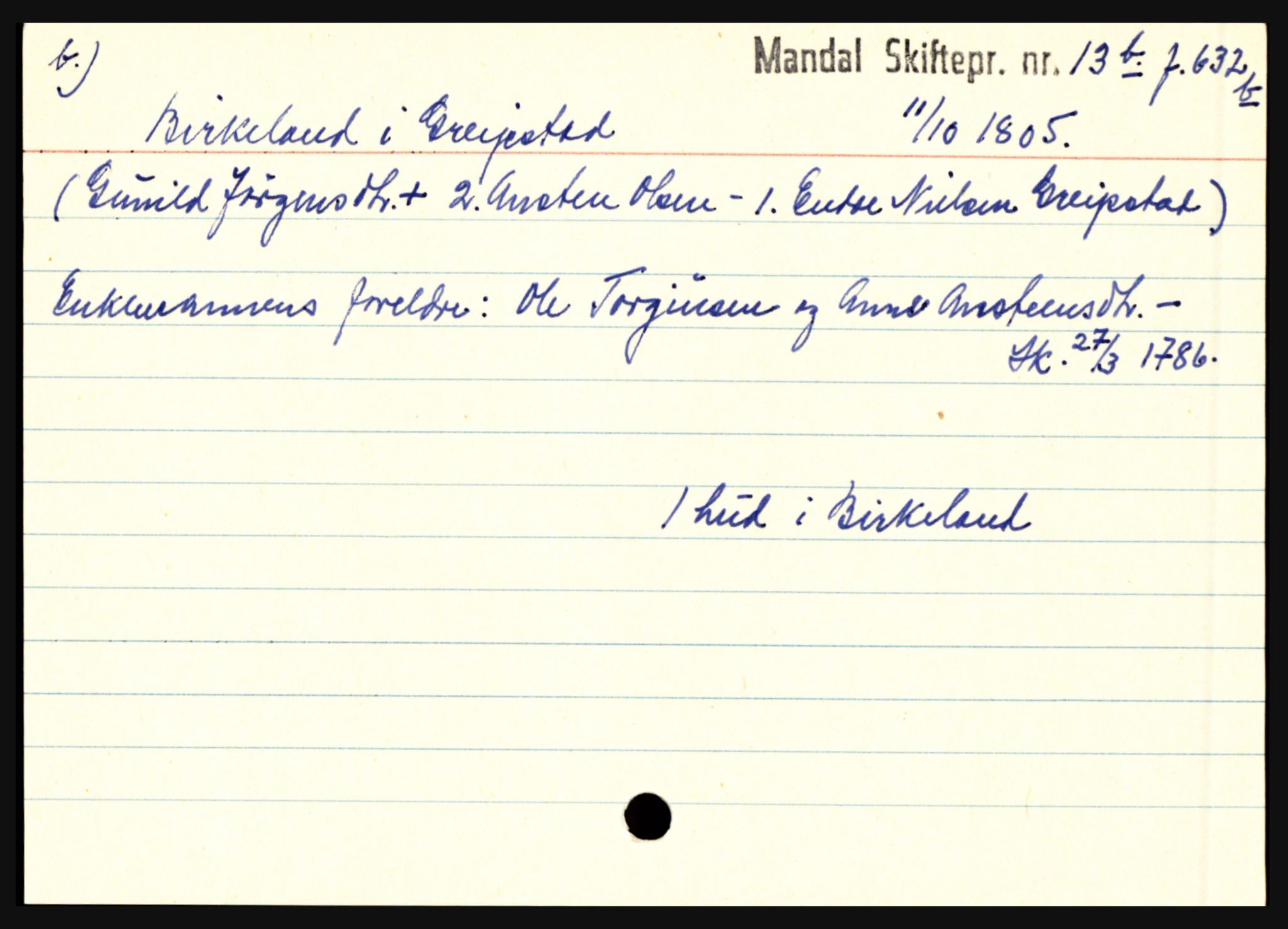 Mandal sorenskriveri, SAK/1221-0005/001/H, p. 1345