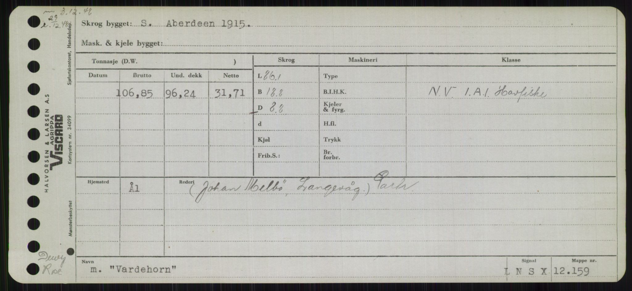 Sjøfartsdirektoratet med forløpere, Skipsmålingen, AV/RA-S-1627/H/Hb/L0005: Fartøy, T-Å, p. 273