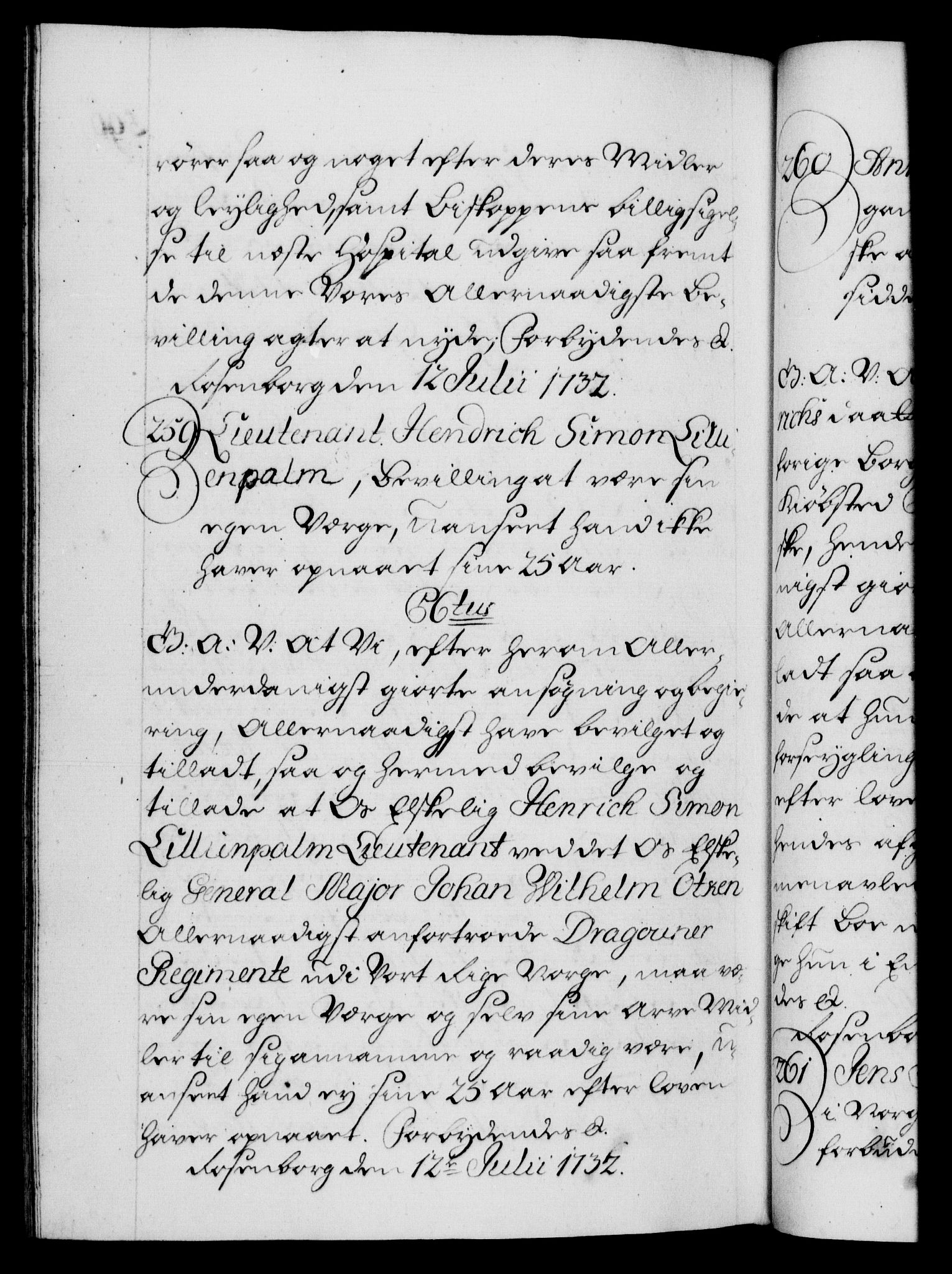 Danske Kanselli 1572-1799, AV/RA-EA-3023/F/Fc/Fca/Fcaa/L0027: Norske registre, 1730-1732, p. 590b