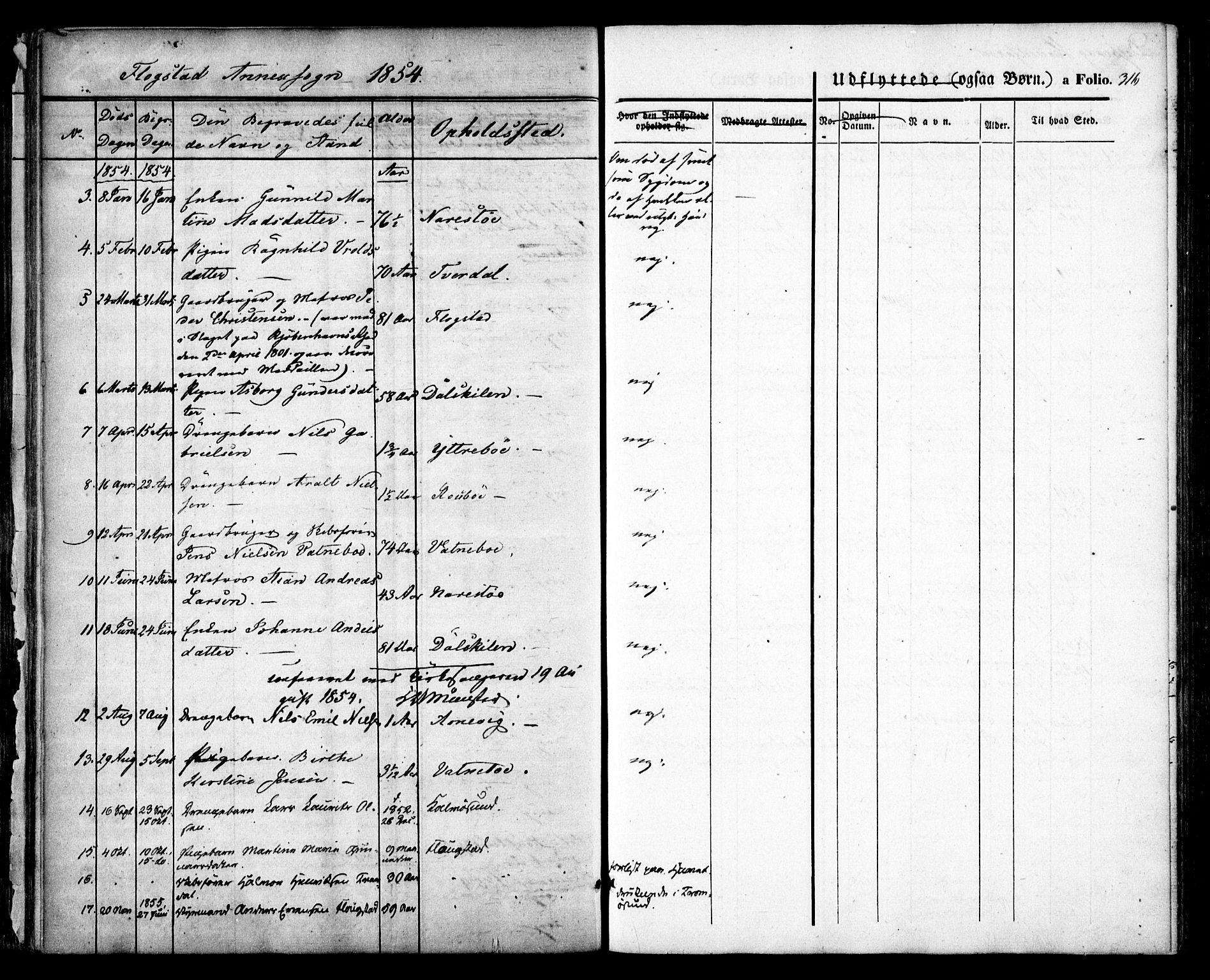 Dypvåg sokneprestkontor, AV/SAK-1111-0007/F/Fa/Faa/L0005: Parish register (official) no. A 5, 1841-1854, p. 316