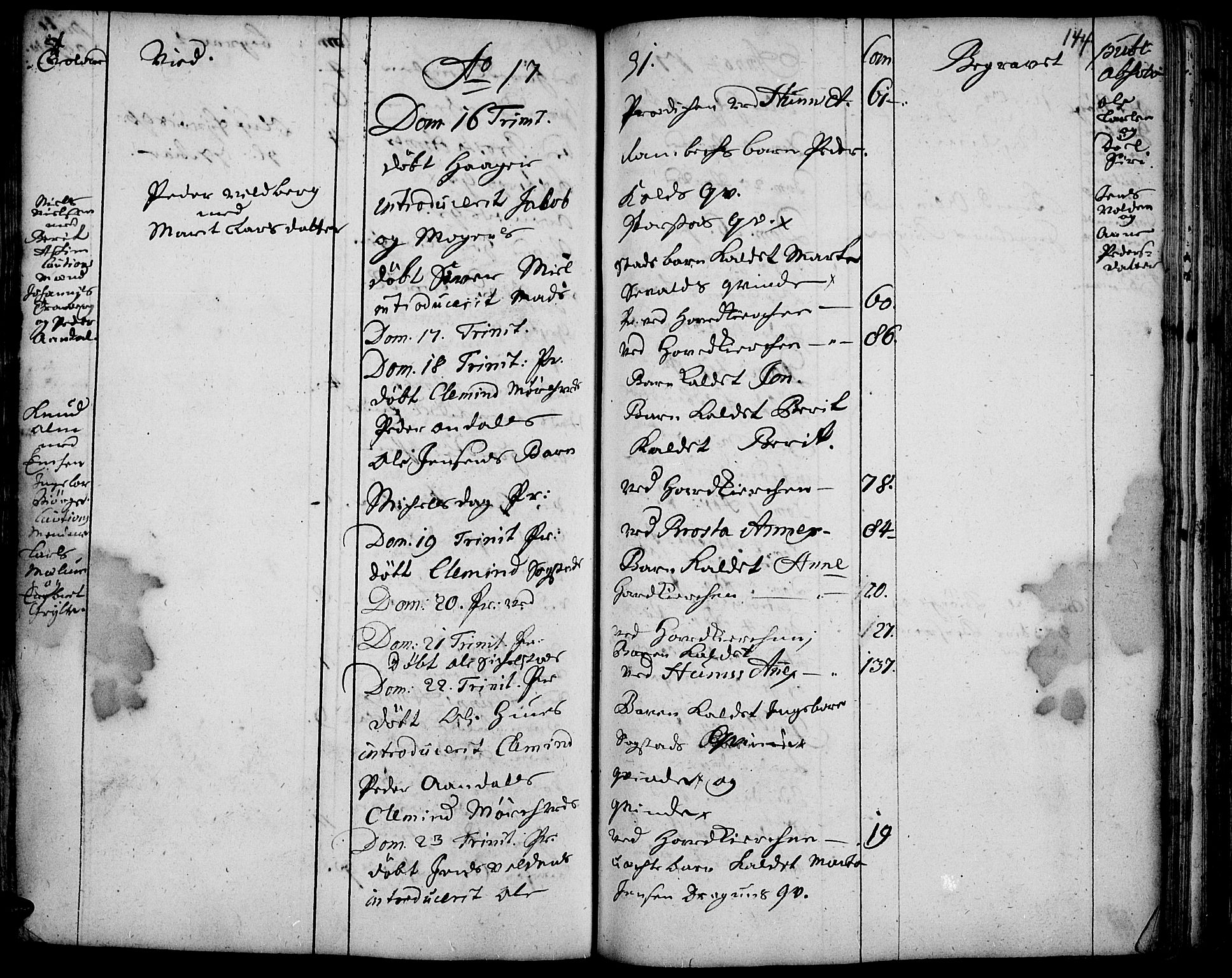 Vardal prestekontor, AV/SAH-PREST-100/H/Ha/Haa/L0001: Parish register (official) no. 1, 1706-1748, p. 144