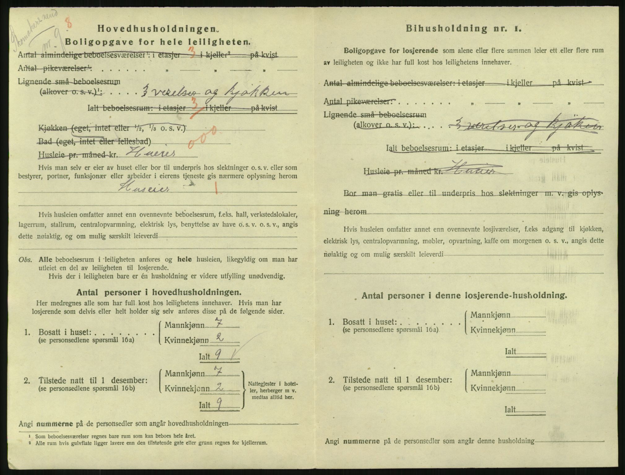 SAKO, 1920 census for Sandefjord, 1920, p. 1301