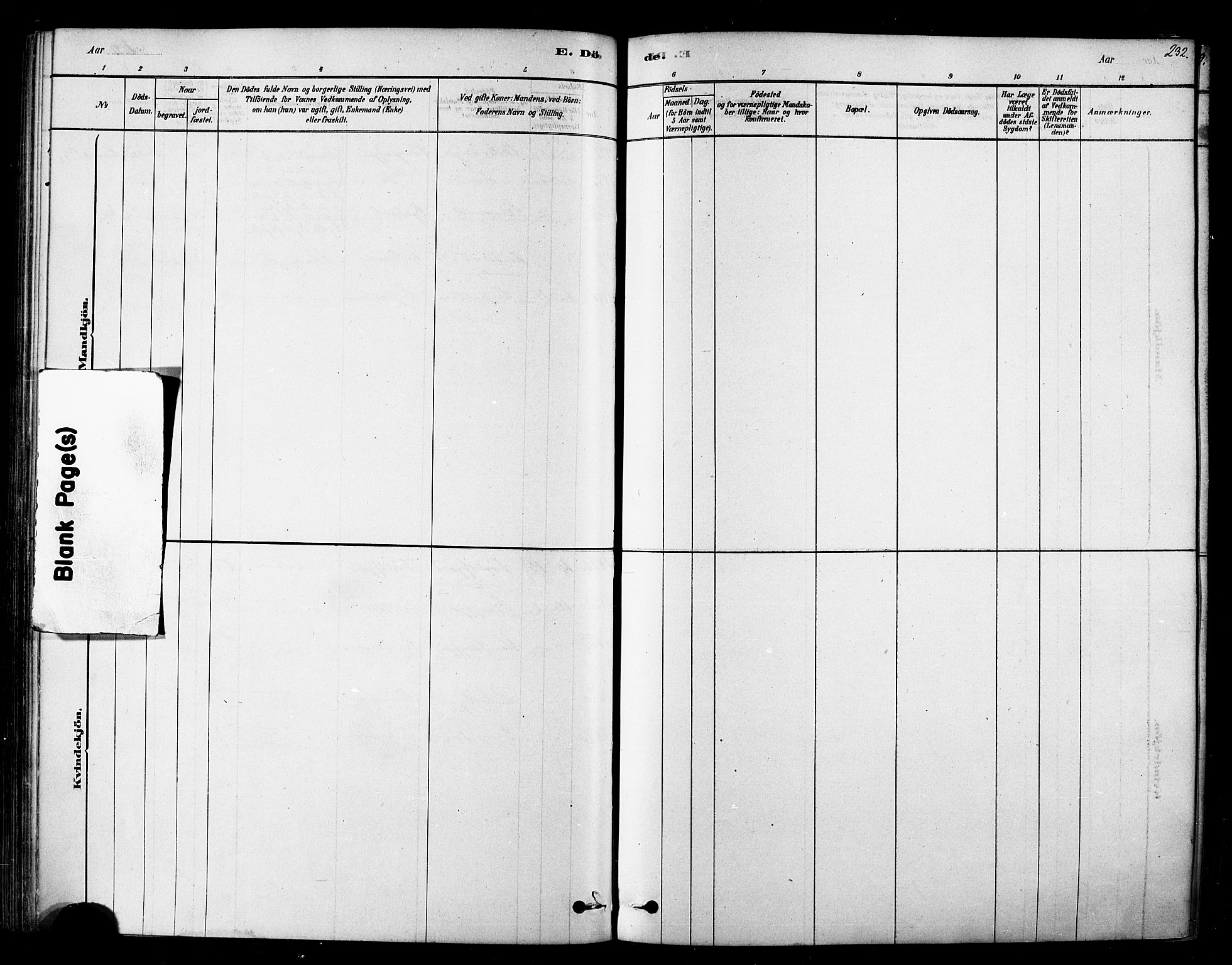 Tana sokneprestkontor, AV/SATØ-S-1334/H/Ha/L0004kirke: Parish register (official) no. 4, 1878-1891, p. 232