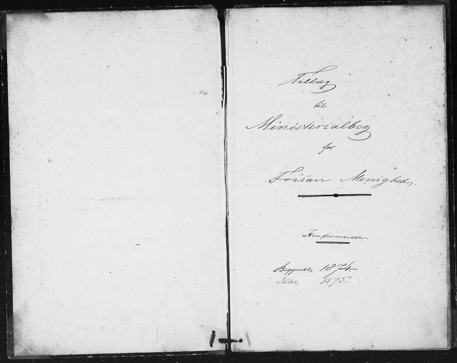 Høgsfjord sokneprestkontor, SAST/A-101624/H/Ha/Haa/L0003: Parish register (official) no. A 3, 1874-1875