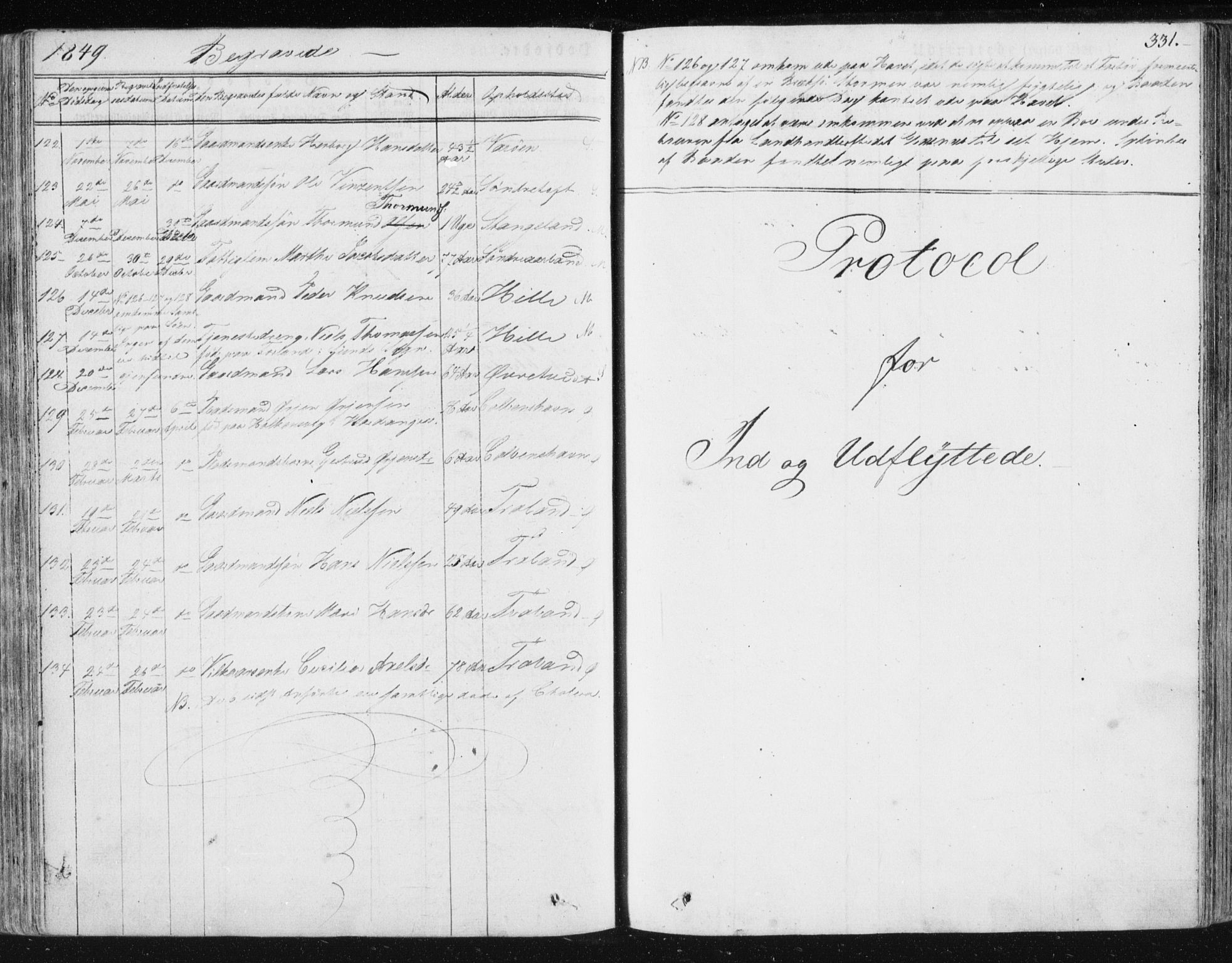 Sund sokneprestembete, AV/SAB-A-99930: Parish register (official) no. A 13, 1835-1849, p. 331