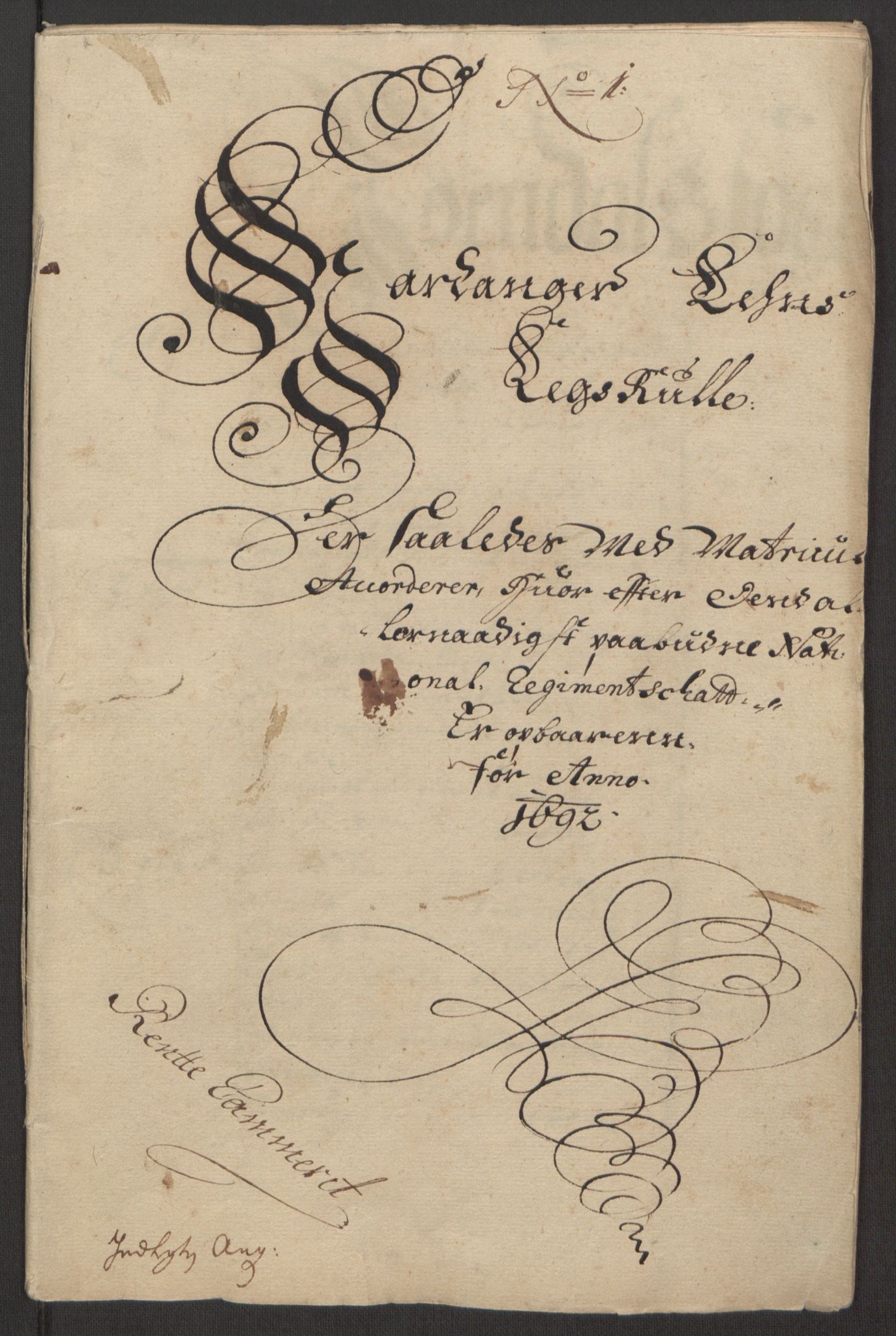 Rentekammeret inntil 1814, Reviderte regnskaper, Fogderegnskap, AV/RA-EA-4092/R48/L2973: Fogderegnskap Sunnhordland og Hardanger, 1691-1692, p. 479