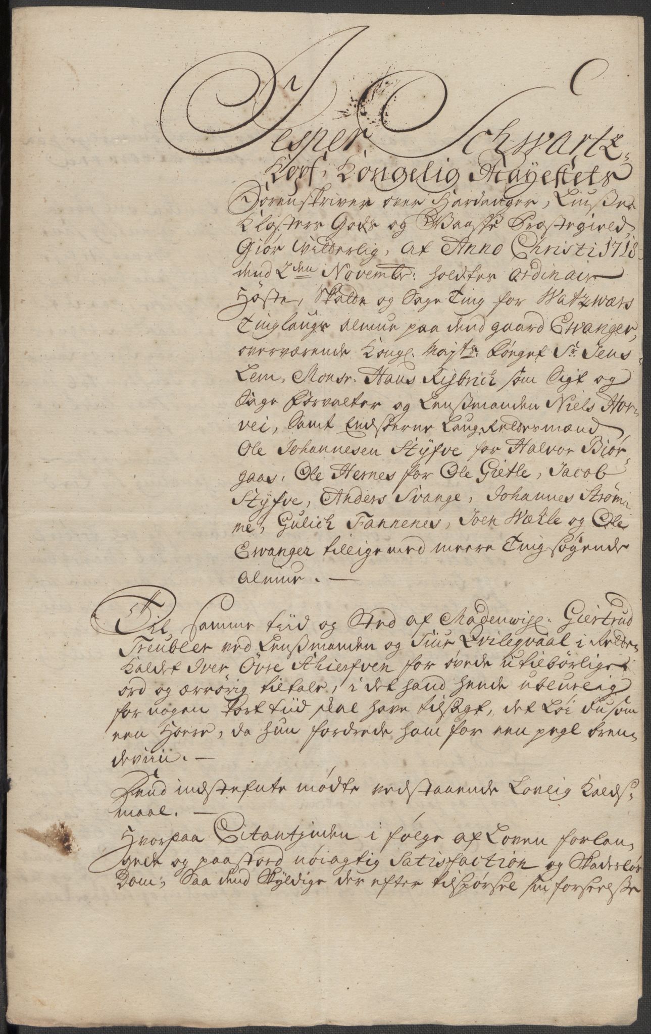 Rentekammeret inntil 1814, Reviderte regnskaper, Fogderegnskap, AV/RA-EA-4092/R51/L3202: Fogderegnskap Nordhordland og Voss, 1718, p. 82