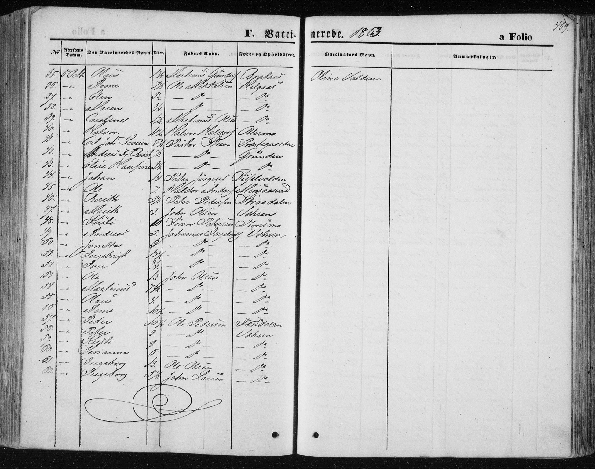 Ministerialprotokoller, klokkerbøker og fødselsregistre - Nord-Trøndelag, SAT/A-1458/723/L0241: Parish register (official) no. 723A10, 1860-1869, p. 469