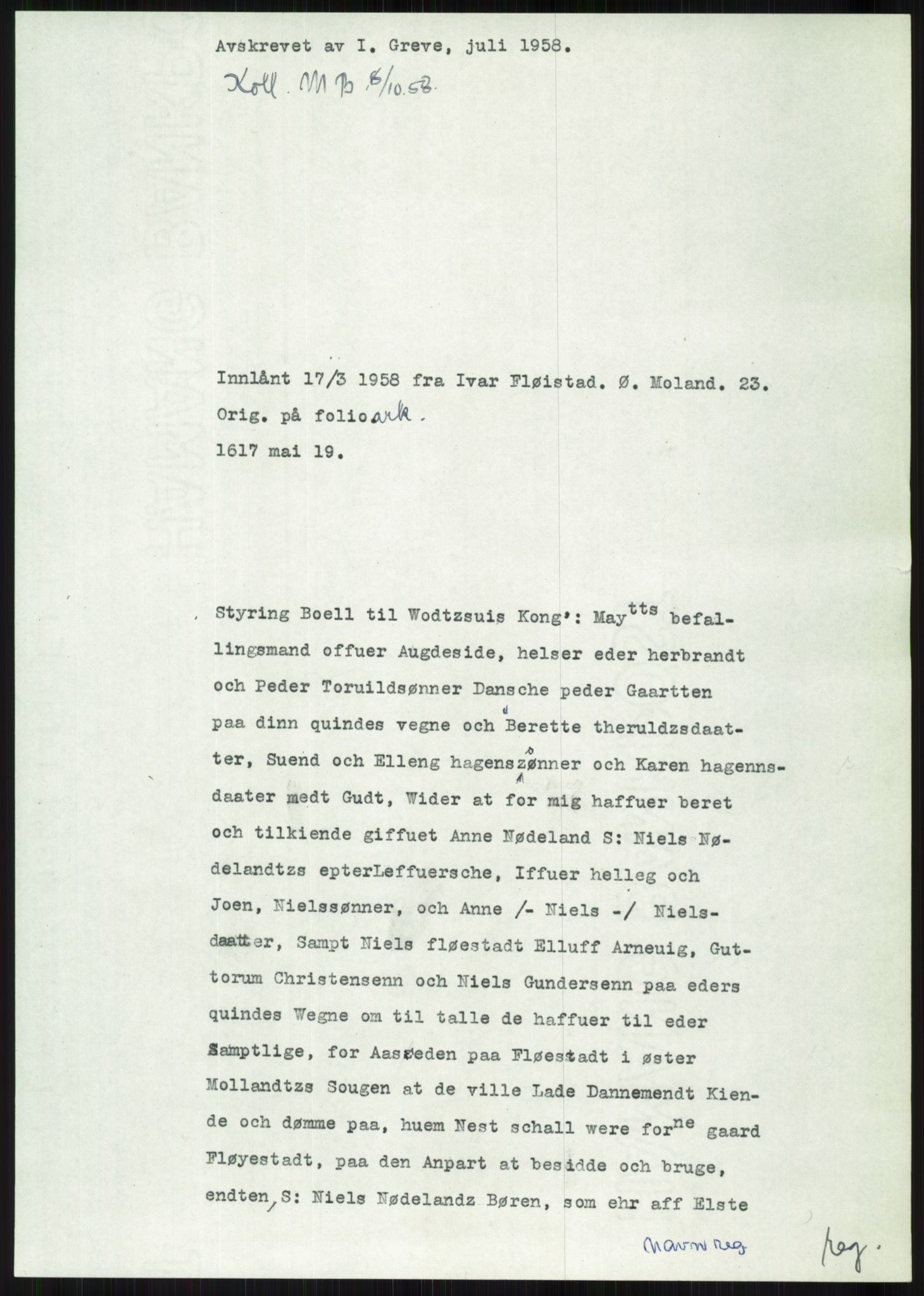 Samlinger til kildeutgivelse, Diplomavskriftsamlingen, AV/RA-EA-4053/H/Ha, p. 2082