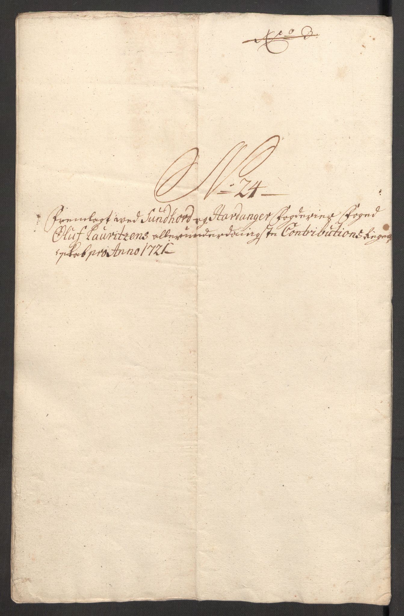 Rentekammeret inntil 1814, Reviderte regnskaper, Fogderegnskap, AV/RA-EA-4092/R48/L3000: Fogderegnskap Sunnhordland og Hardanger, 1721, p. 166