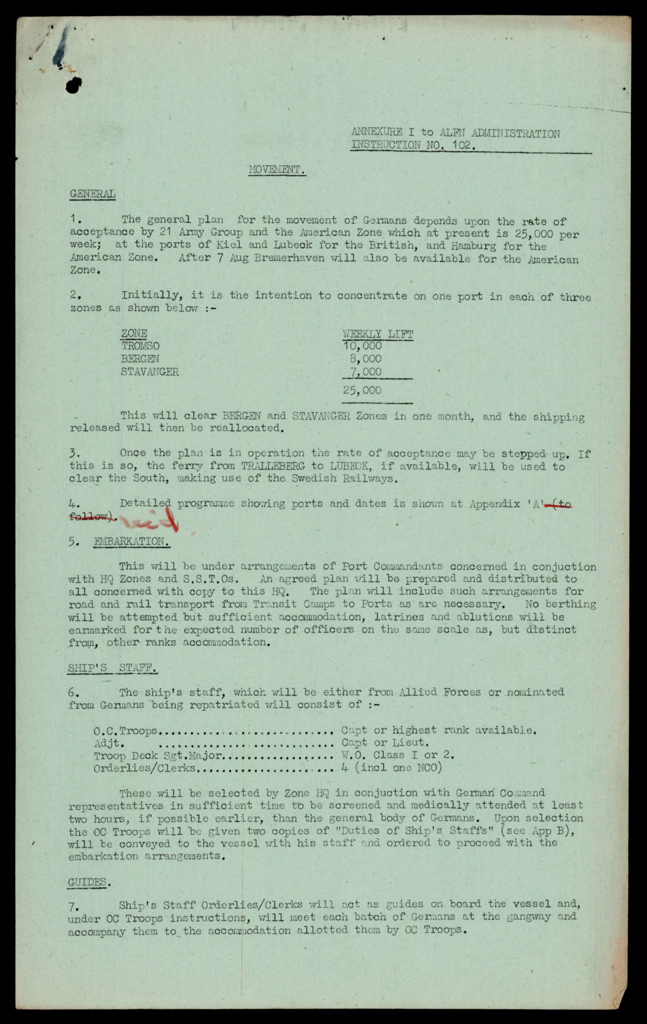 Forsvarets Overkommando. 2 kontor. Arkiv 11.4. Spredte tyske arkivsaker, AV/RA-RAFA-7031/D/Dar/Darc/L0015: FO.II, 1945-1946, p. 36