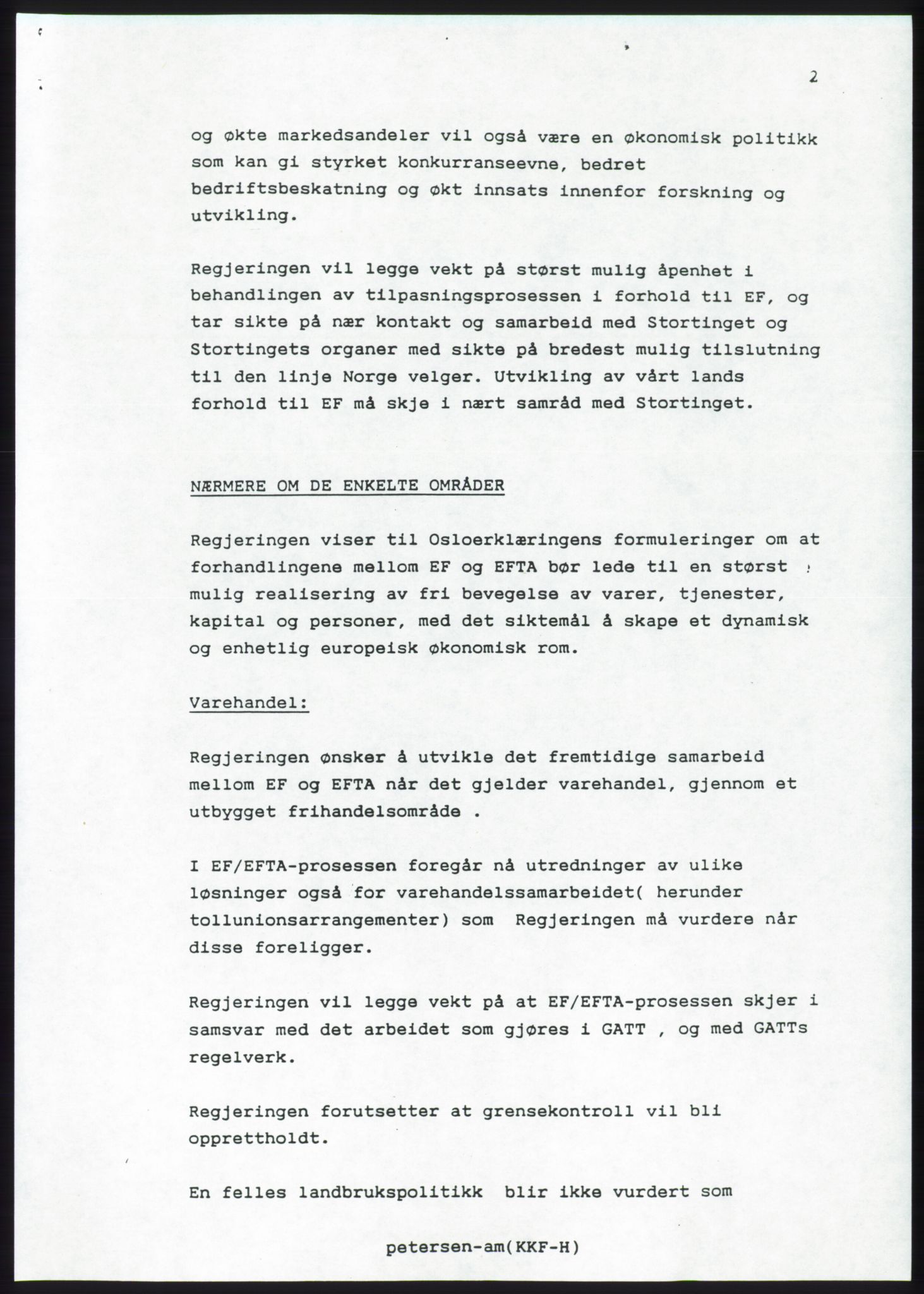 Forhandlingsmøtene 1989 mellom Høyre, KrF og Senterpartiet om dannelse av regjering, AV/RA-PA-0697/A/L0001: Forhandlingsprotokoll med vedlegg, 1989, p. 267