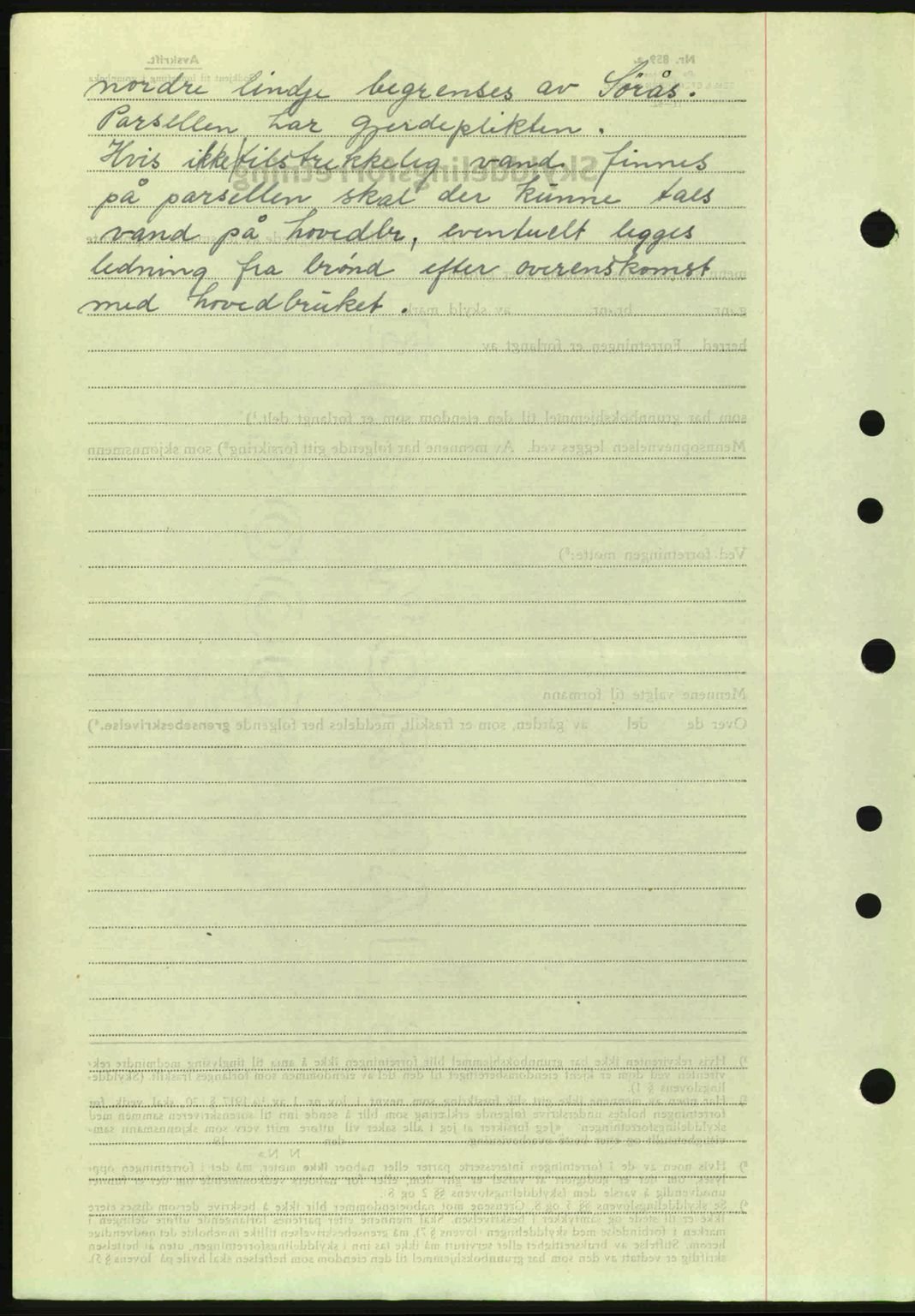 Midhordland sorenskriveri, SAB/A-3001/1/G/Gb/Gbj/L0019: Mortgage book no. A37-38, 1944-1945, Diary no: : 1345/1945