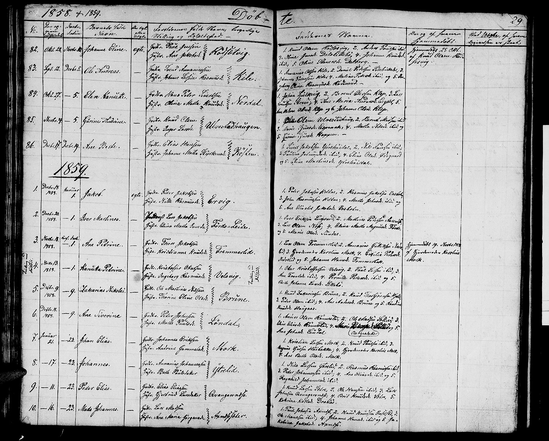 Ministerialprotokoller, klokkerbøker og fødselsregistre - Møre og Romsdal, AV/SAT-A-1454/511/L0156: Parish register (copy) no. 511C02, 1855-1863, p. 29