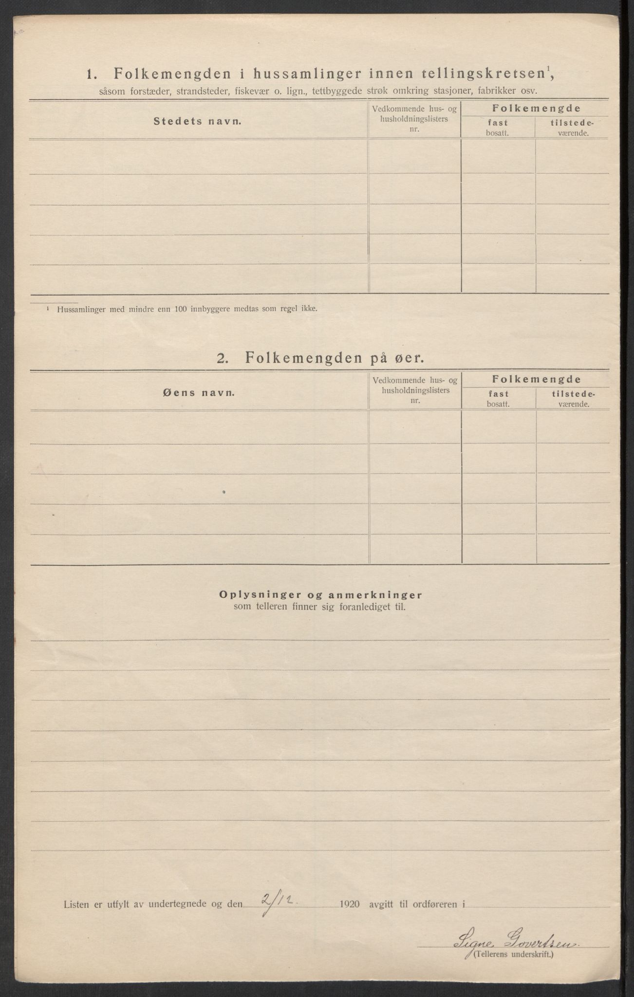 SAK, 1920 census for Søgne, 1920, p. 37