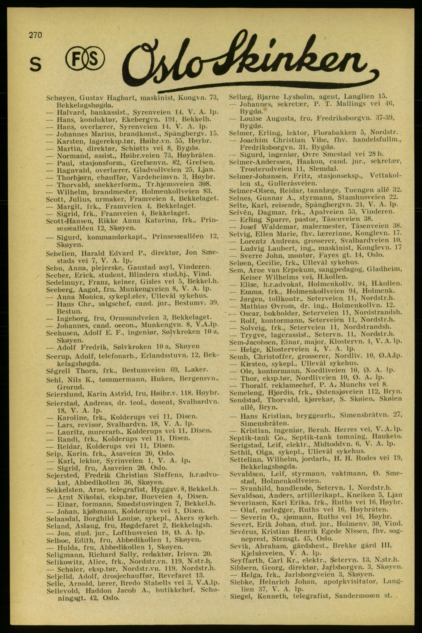 Aker adressebok/adressekalender, PUBL/001/A/005: Aker adressebok, 1934-1935, p. 270