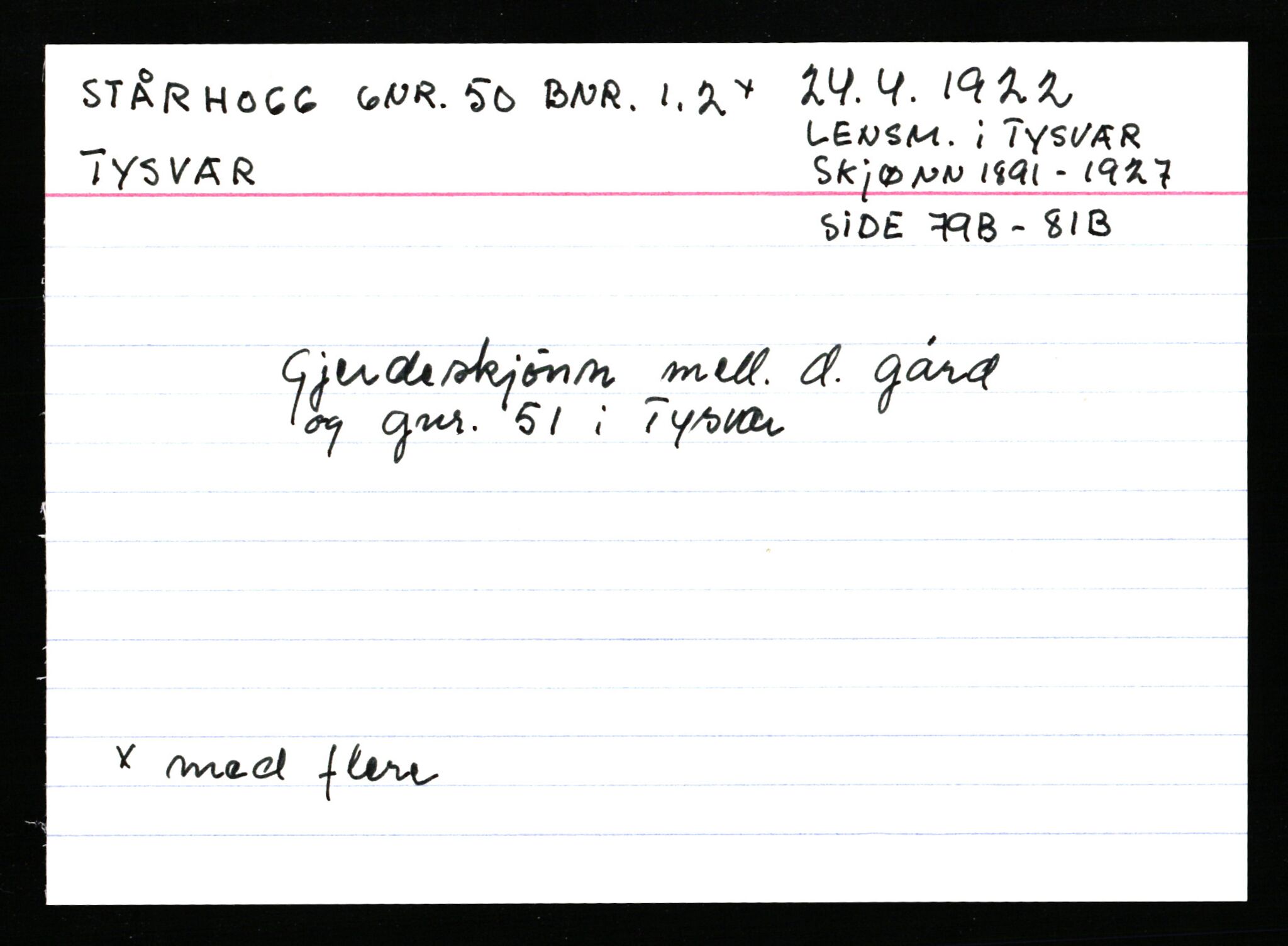 Statsarkivet i Stavanger, AV/SAST-A-101971/03/Y/Ym/L0056: Åstedskort sortert etter gårdsnavn: Stokkeland - Sund, 1600-1950, p. 620