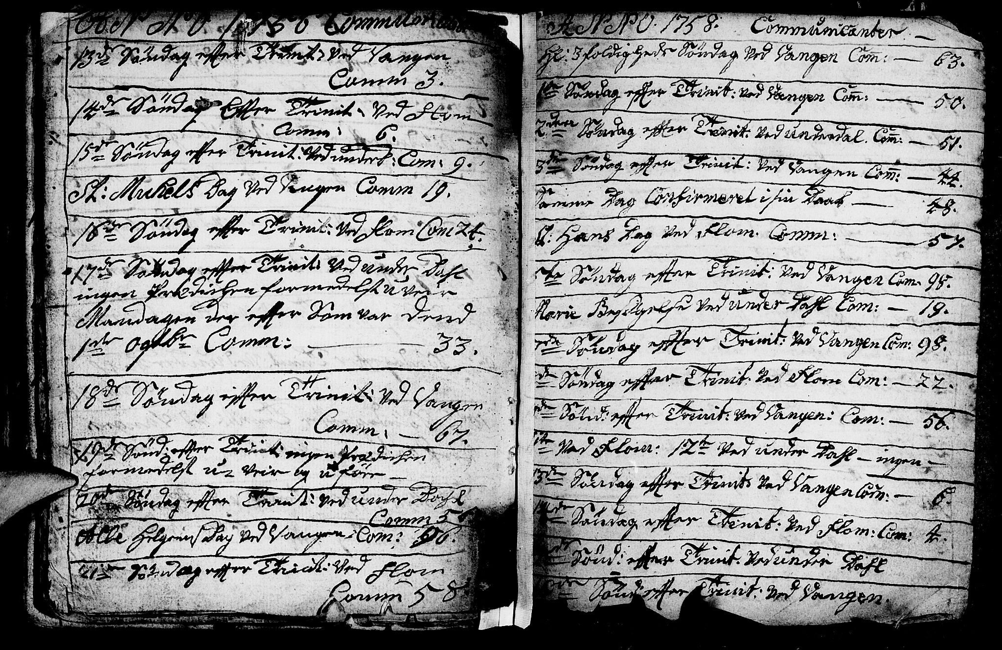 Aurland sokneprestembete, SAB/A-99937/H/Ha/Haa/L0003: Parish register (official) no. A 3, 1735-1761, p. 215