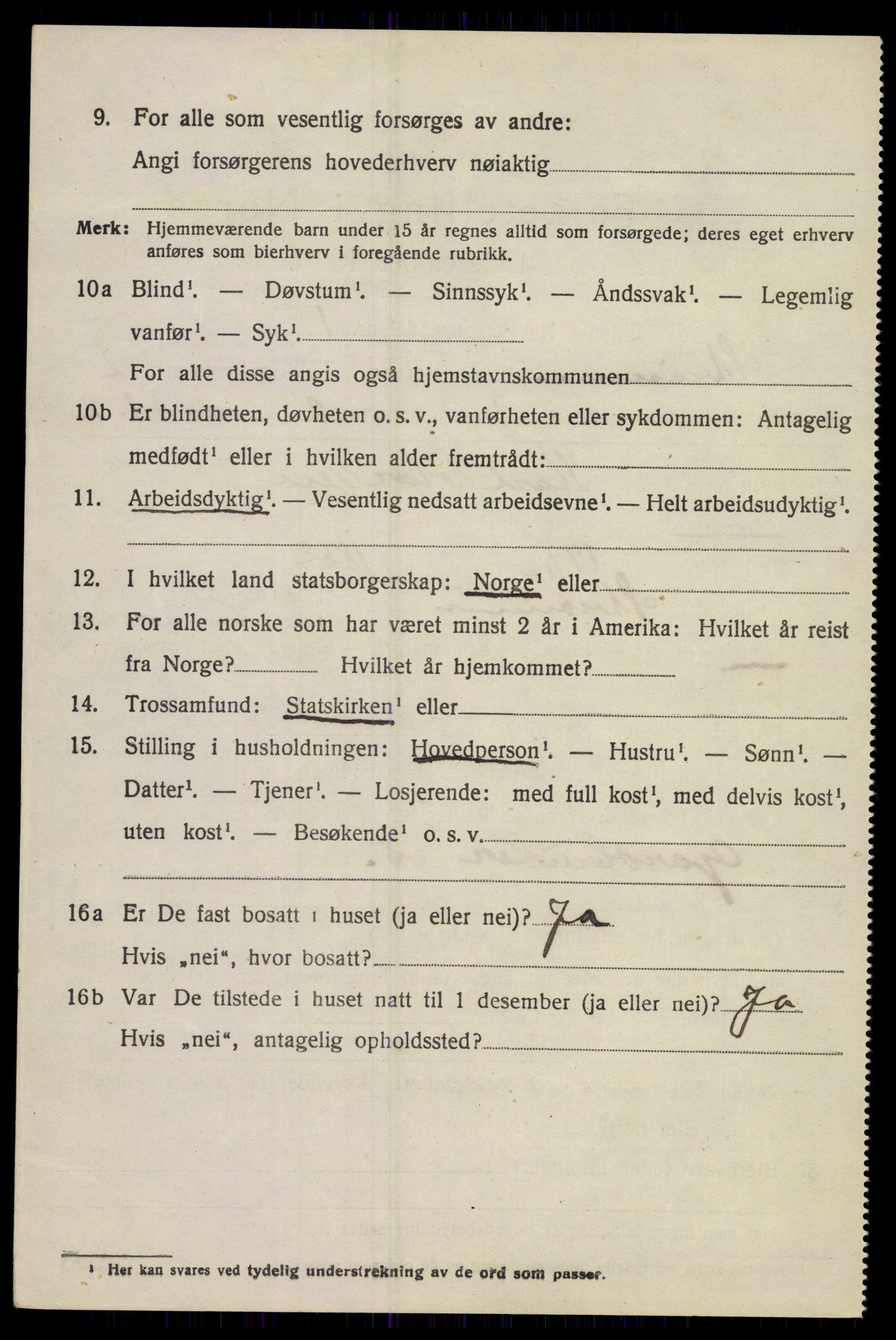 SAKO, 1920 census for Strømm, 1920, p. 1578