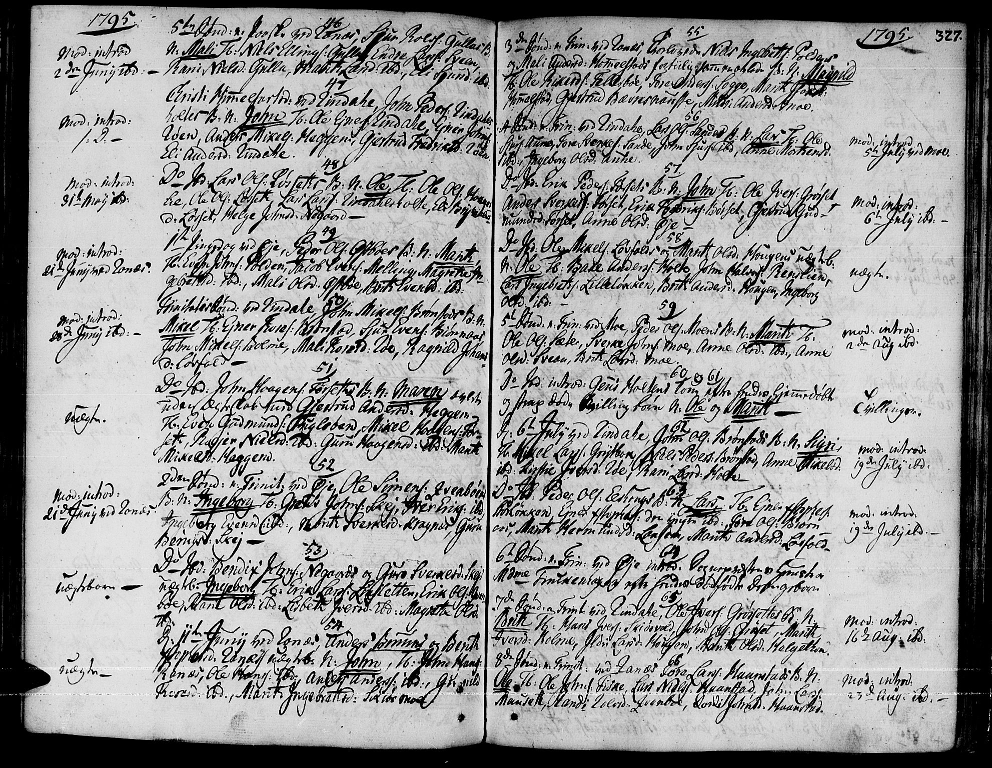 Ministerialprotokoller, klokkerbøker og fødselsregistre - Møre og Romsdal, AV/SAT-A-1454/595/L1039: Parish register (official) no. 595A01, 1750-1796, p. 327