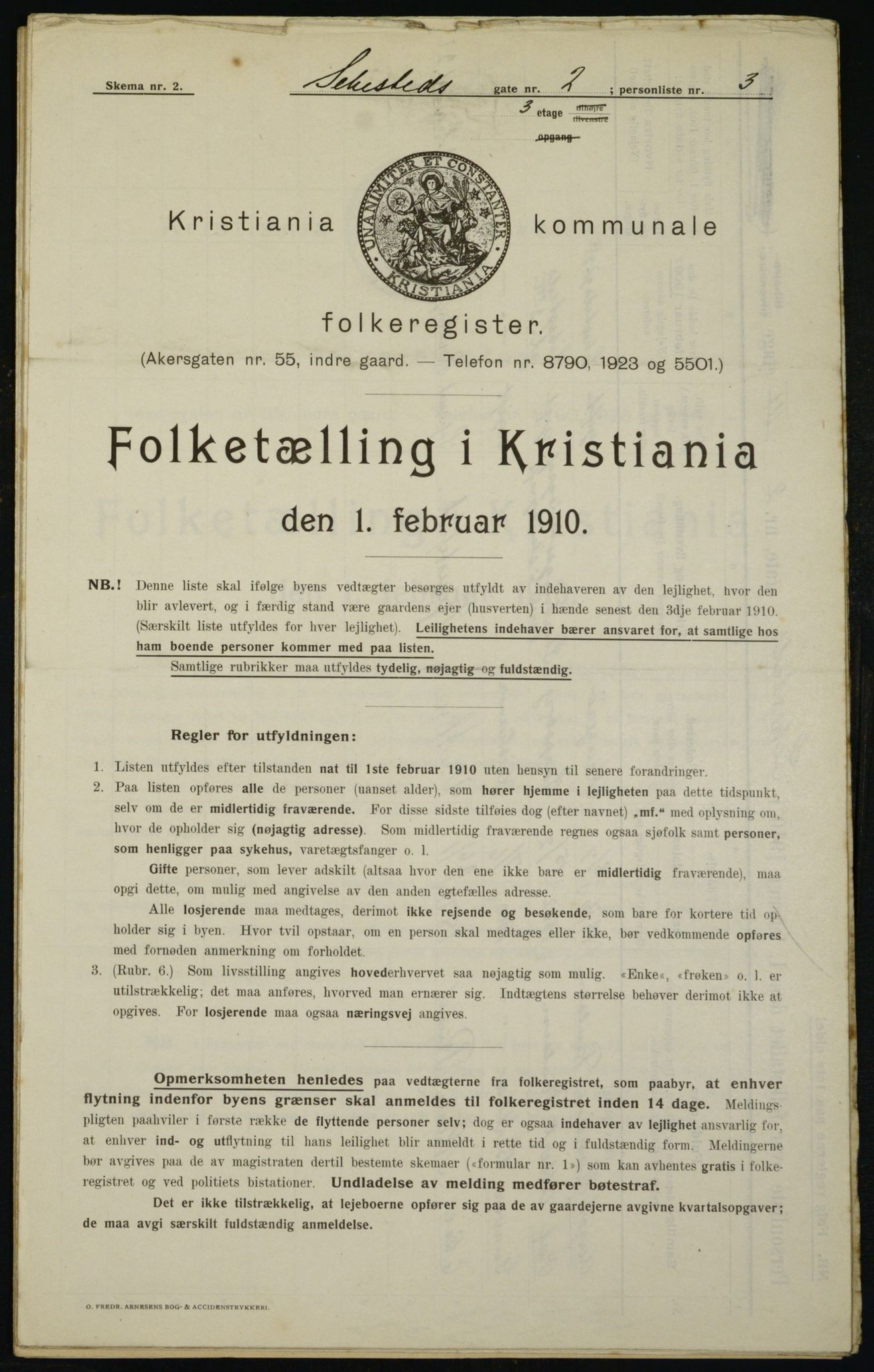 OBA, Municipal Census 1910 for Kristiania, 1910, p. 89548