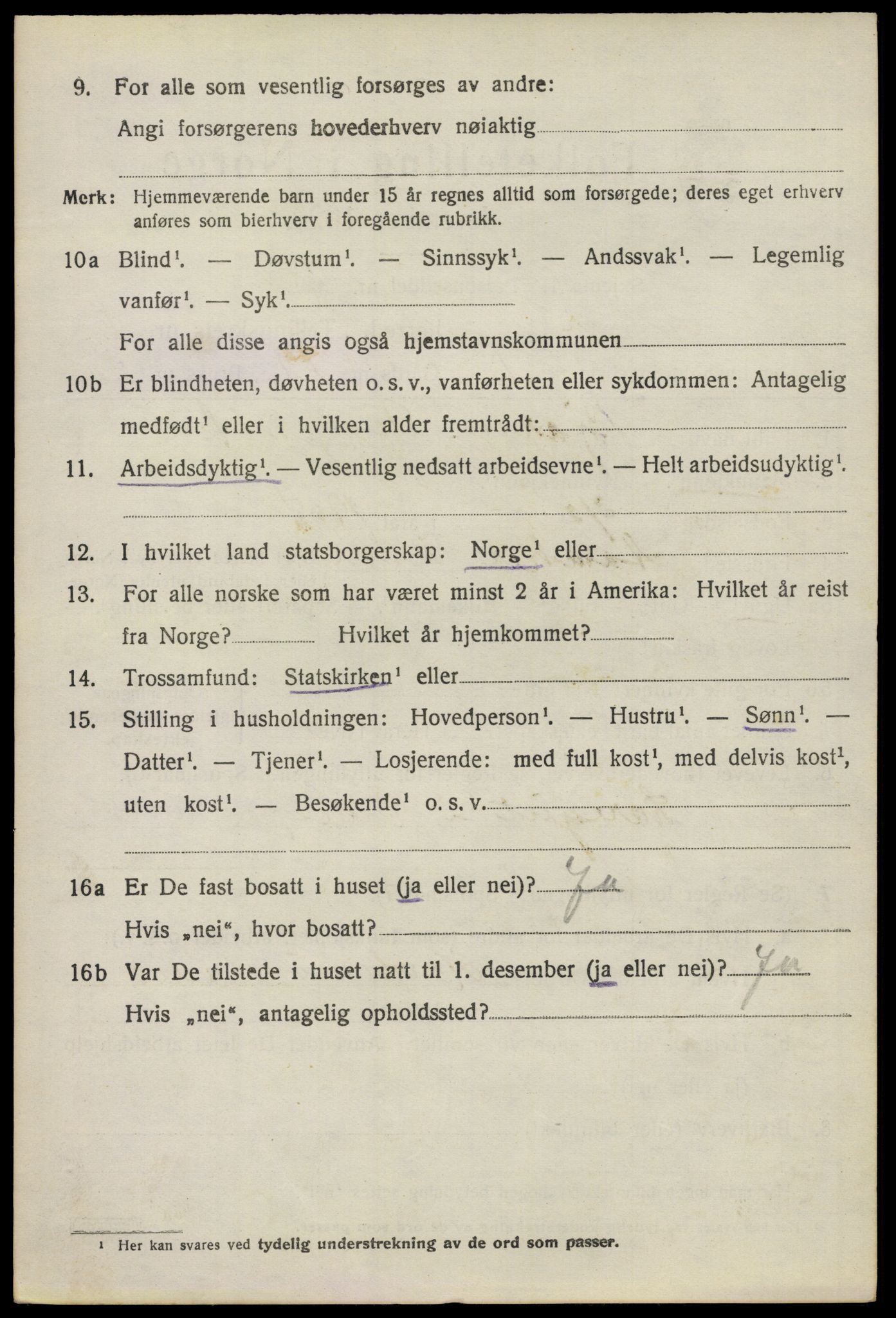 SAO, 1920 census for Asker, 1920, p. 12245