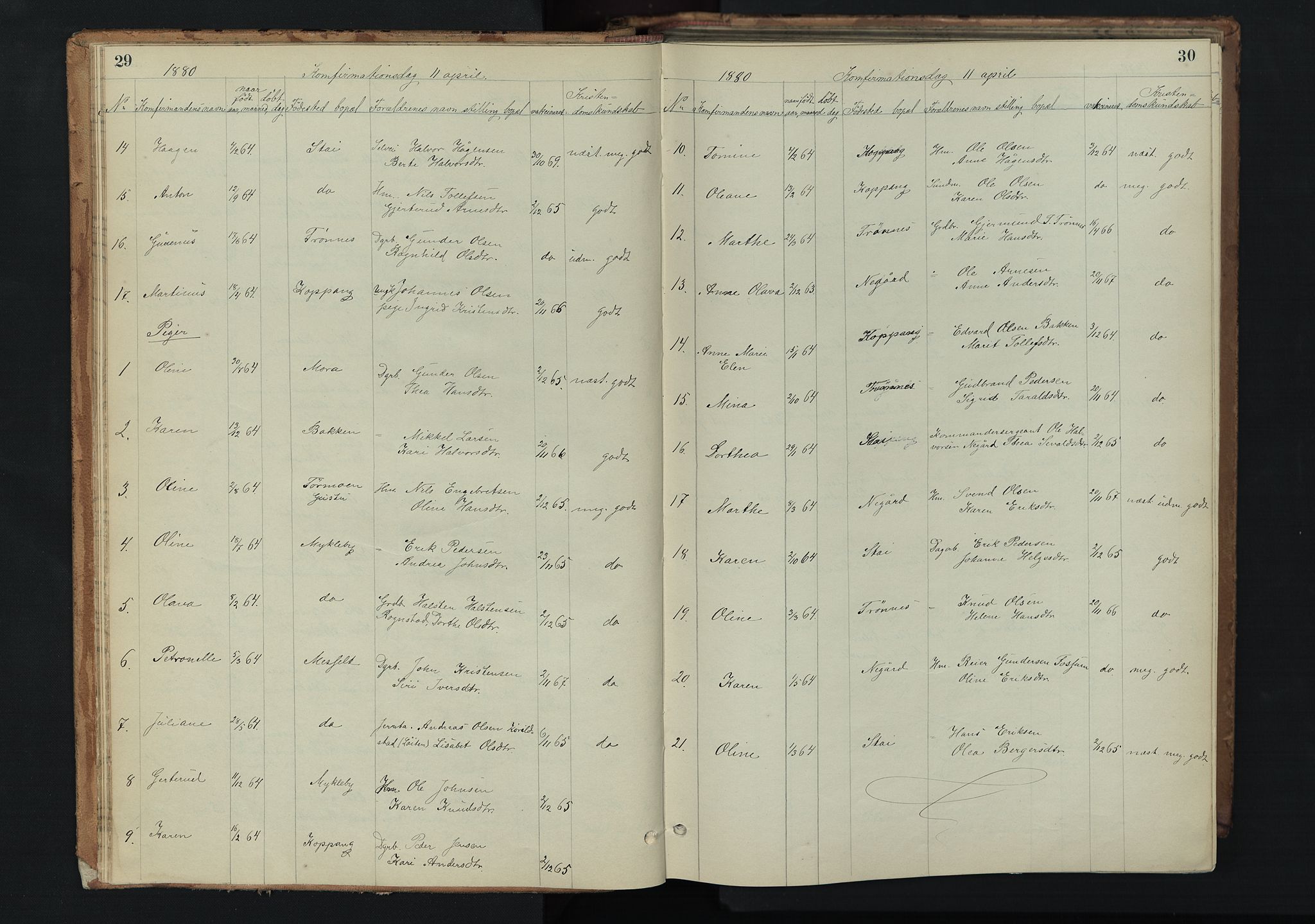 Stor-Elvdal prestekontor, AV/SAH-PREST-052/H/Ha/Hab/L0002: Parish register (copy) no. 2, 1860-1894, p. 29-30