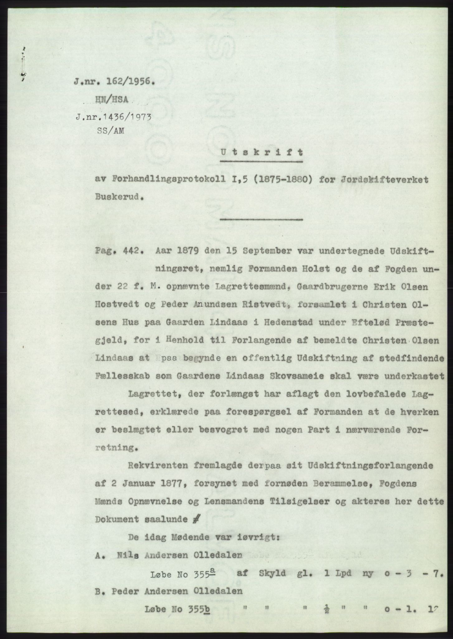 Statsarkivet i Kongsberg, SAKO/A-0001, 1955-1956, p. 238