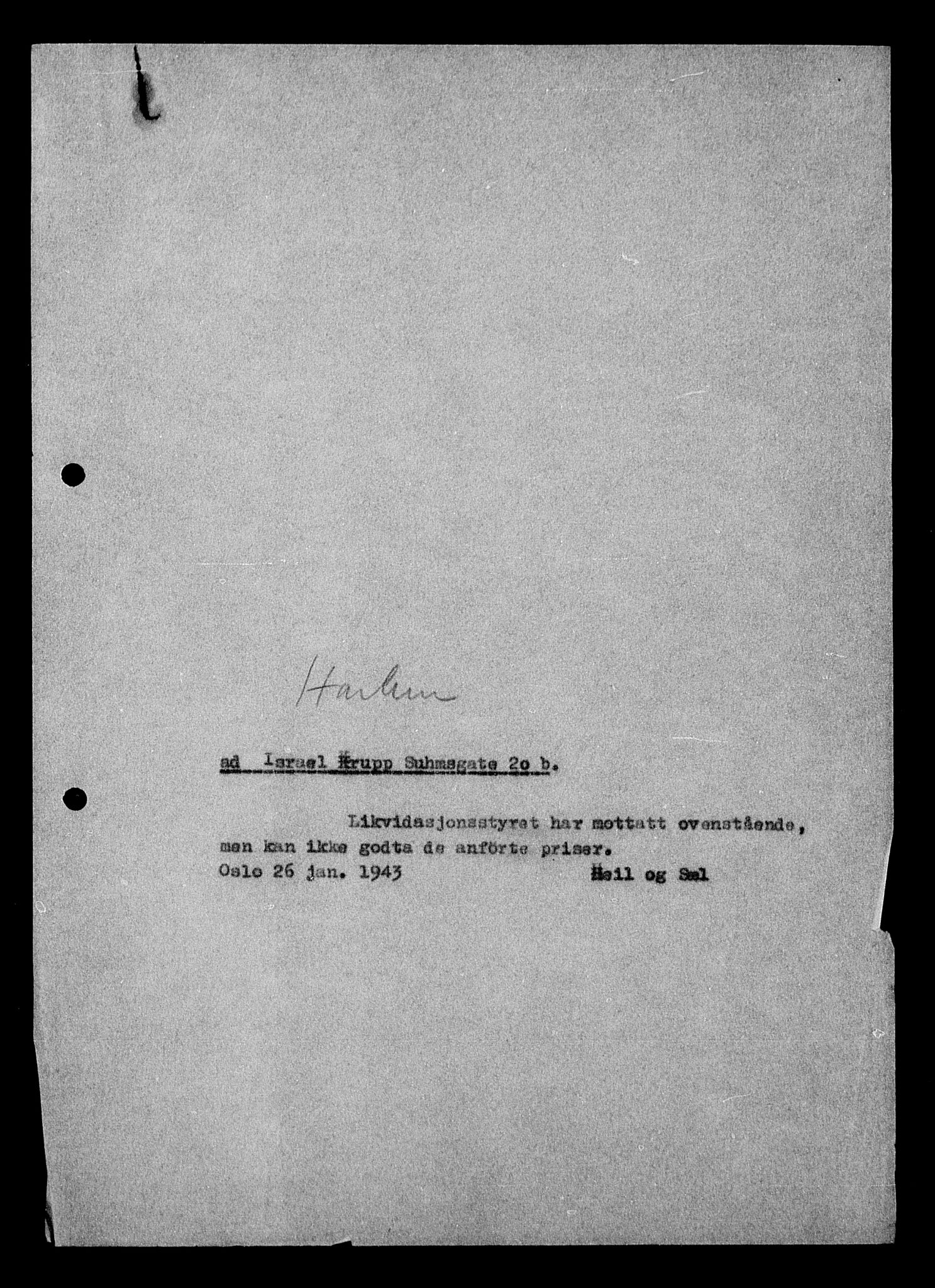 Justisdepartementet, Tilbakeføringskontoret for inndratte formuer, RA/S-1564/H/Hc/Hcc/L0953: --, 1945-1947, p. 461