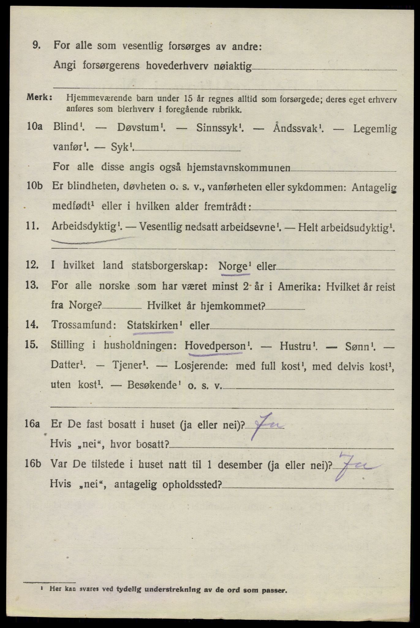 SAO, 1920 census for Høland, 1920, p. 7164