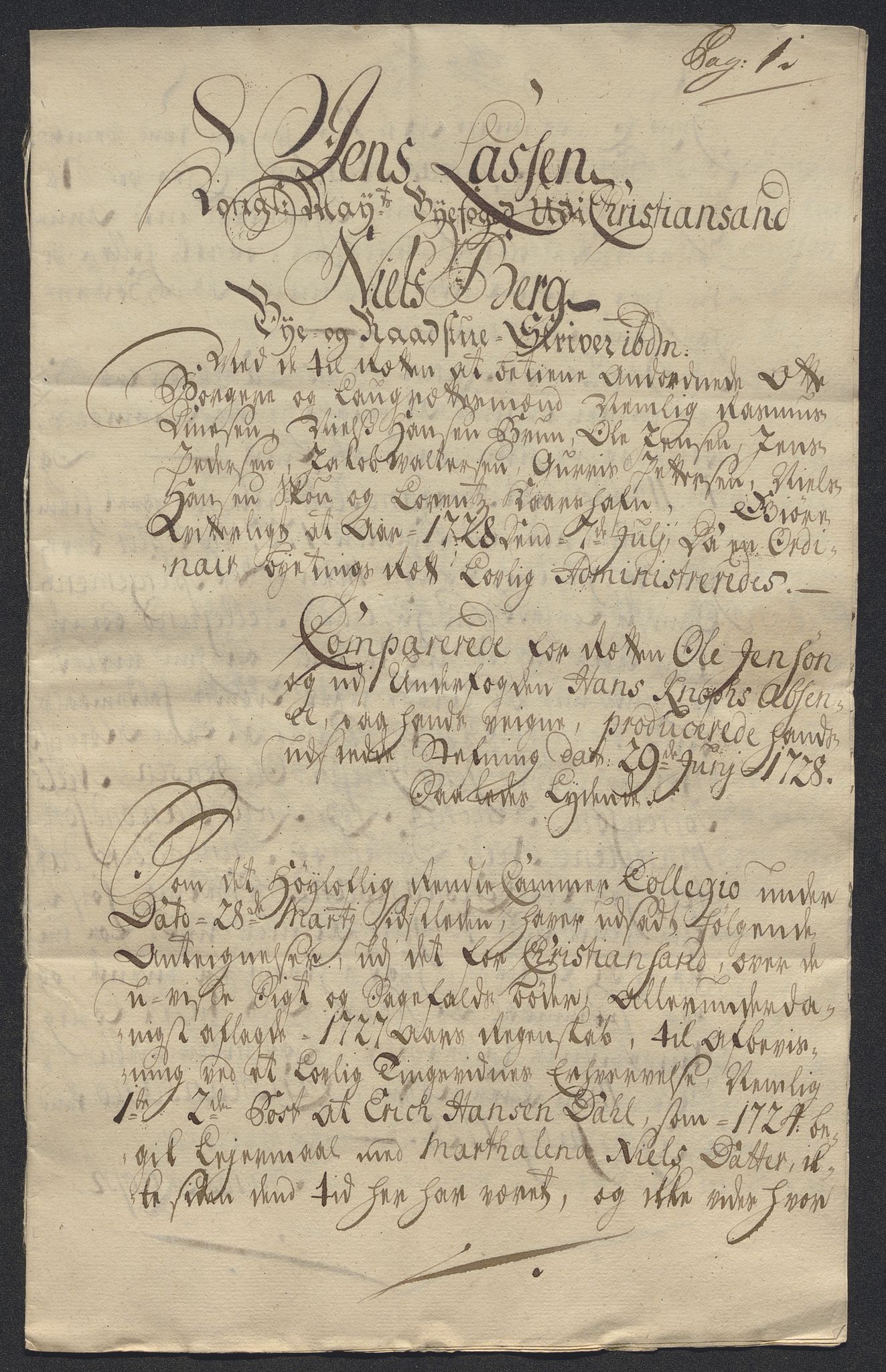 Rentekammeret inntil 1814, Reviderte regnskaper, Byregnskaper, AV/RA-EA-4066/R/Rm/L0286: [M19] Sikt og sakefall, 1719-1727, p. 683