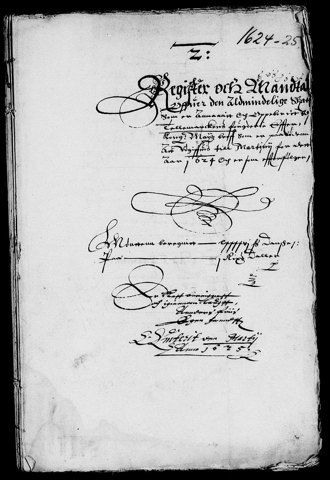 Rentekammeret inntil 1814, Reviderte regnskaper, Lensregnskaper, AV/RA-EA-5023/R/Rb/Rbp/L0009: Bratsberg len, 1624-1626