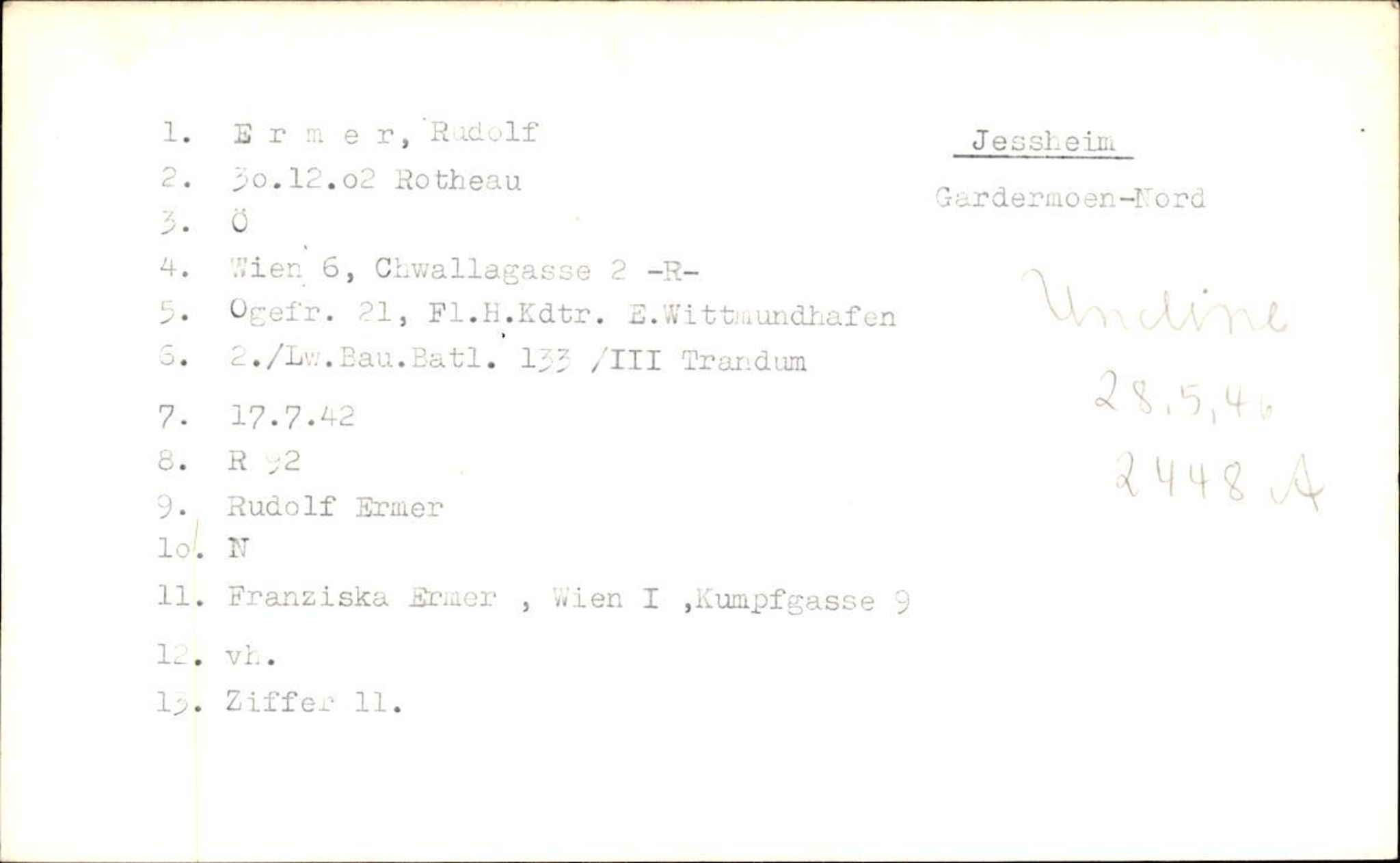 Hjemsendte tyskere , AV/RA-RAFA-6487/D/Db/L0010: Ergel-Fyhn, 1945-1947, p. 17