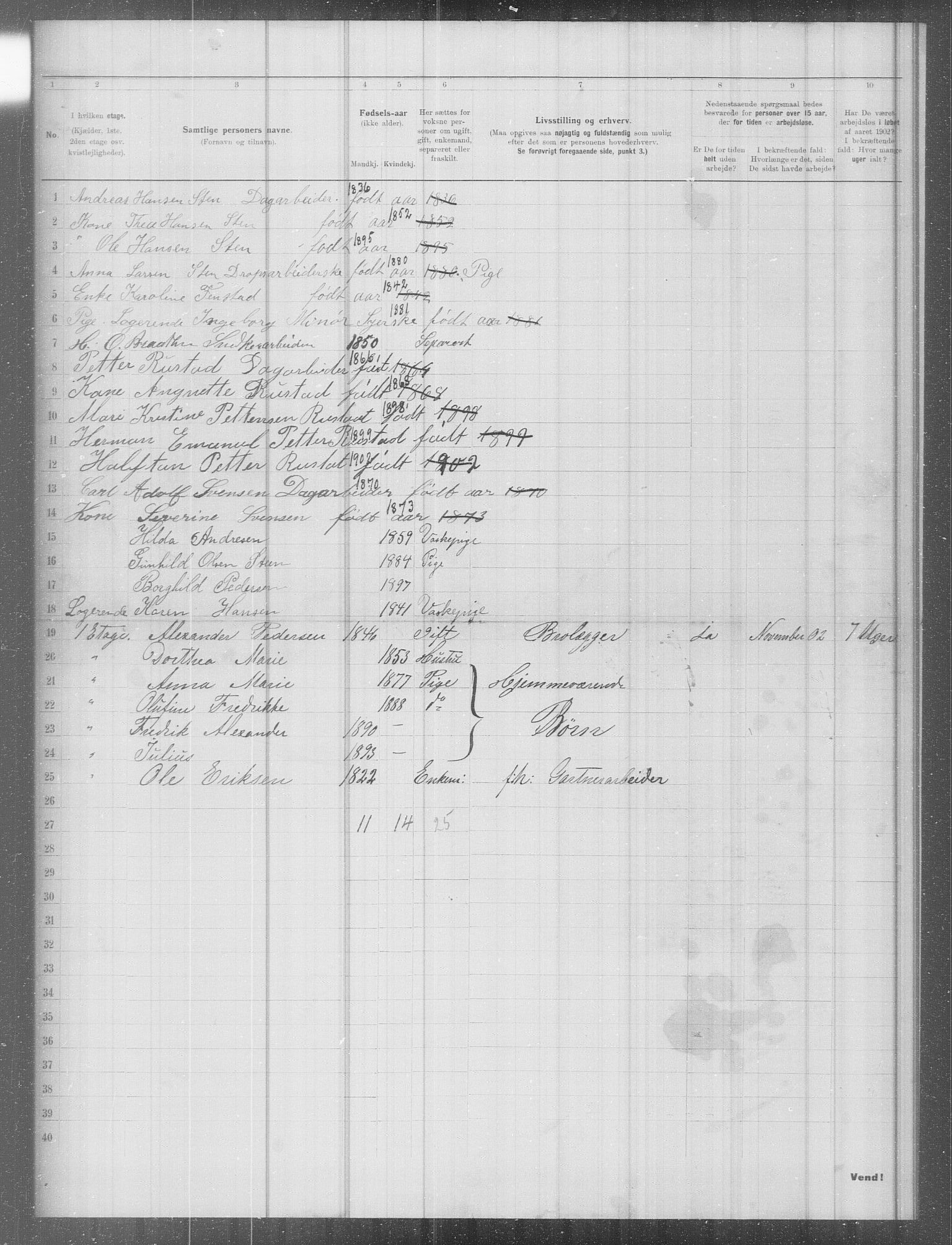 OBA, Municipal Census 1902 for Kristiania, 1902, p. 7860