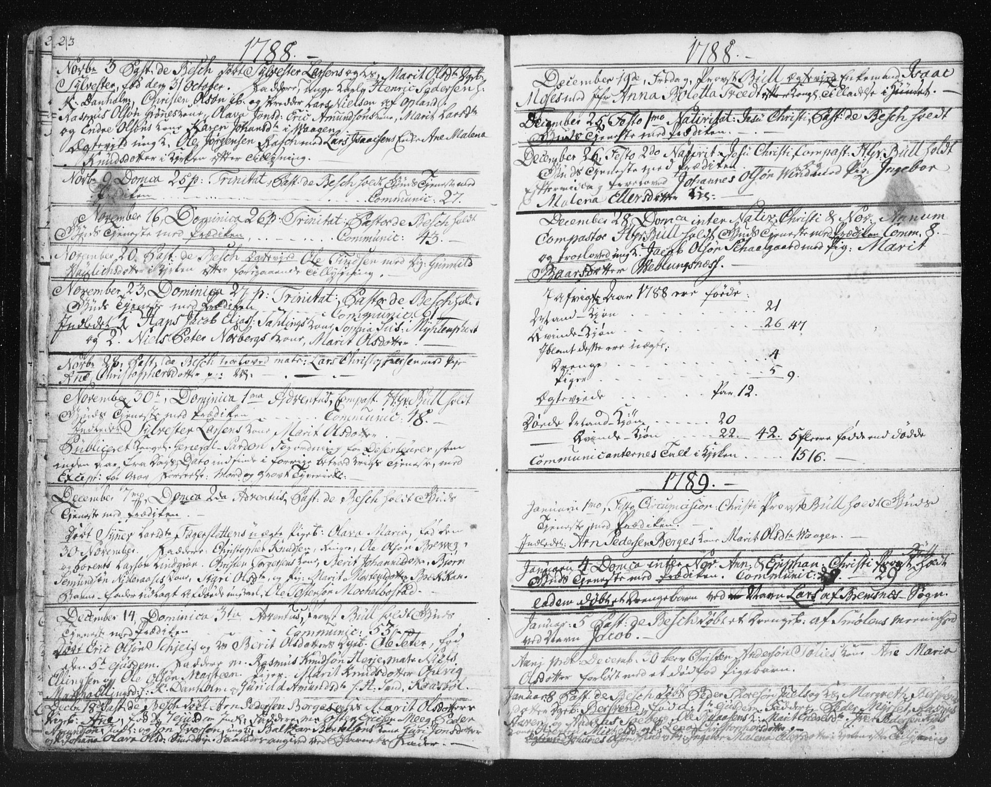 Ministerialprotokoller, klokkerbøker og fødselsregistre - Møre og Romsdal, AV/SAT-A-1454/572/L0841: Parish register (official) no. 572A04, 1784-1819, p. 23