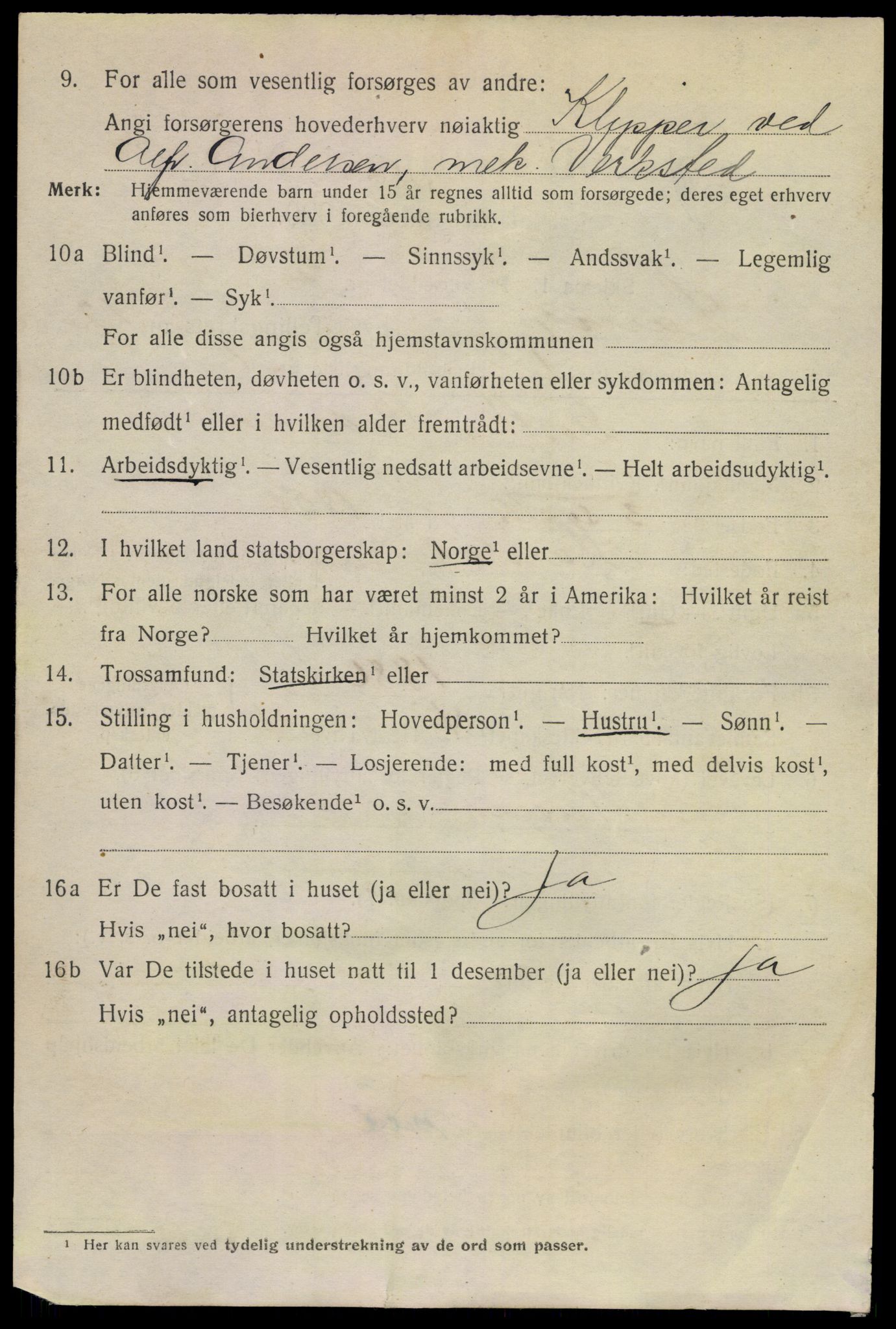 SAKO, 1920 census for Larvik, 1920, p. 30537