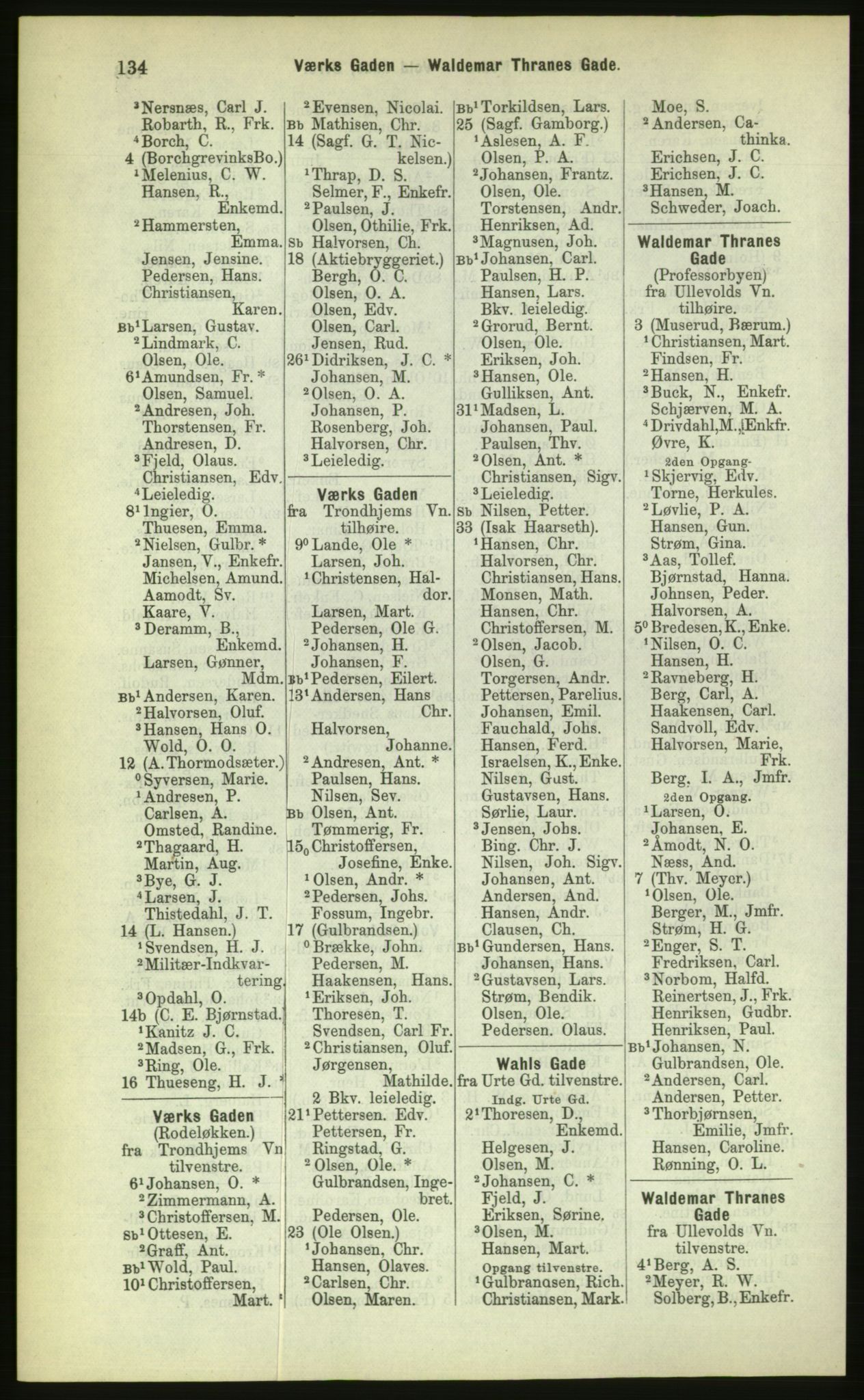 Kristiania/Oslo adressebok, PUBL/-, 1883, p. 134