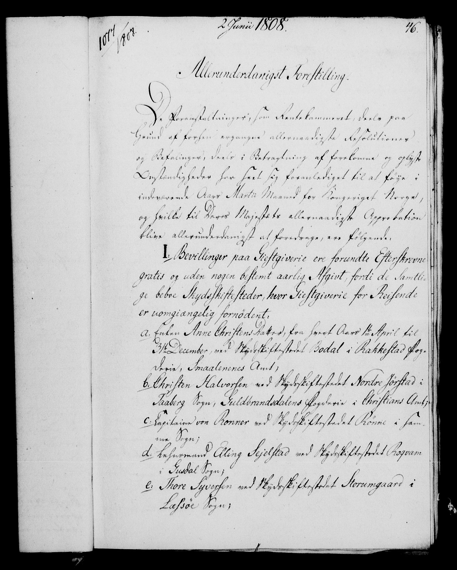 Rentekammeret, Kammerkanselliet, AV/RA-EA-3111/G/Gf/Gfa/L0090: Norsk relasjons- og resolusjonsprotokoll (merket RK 52.90), 1808, p. 241