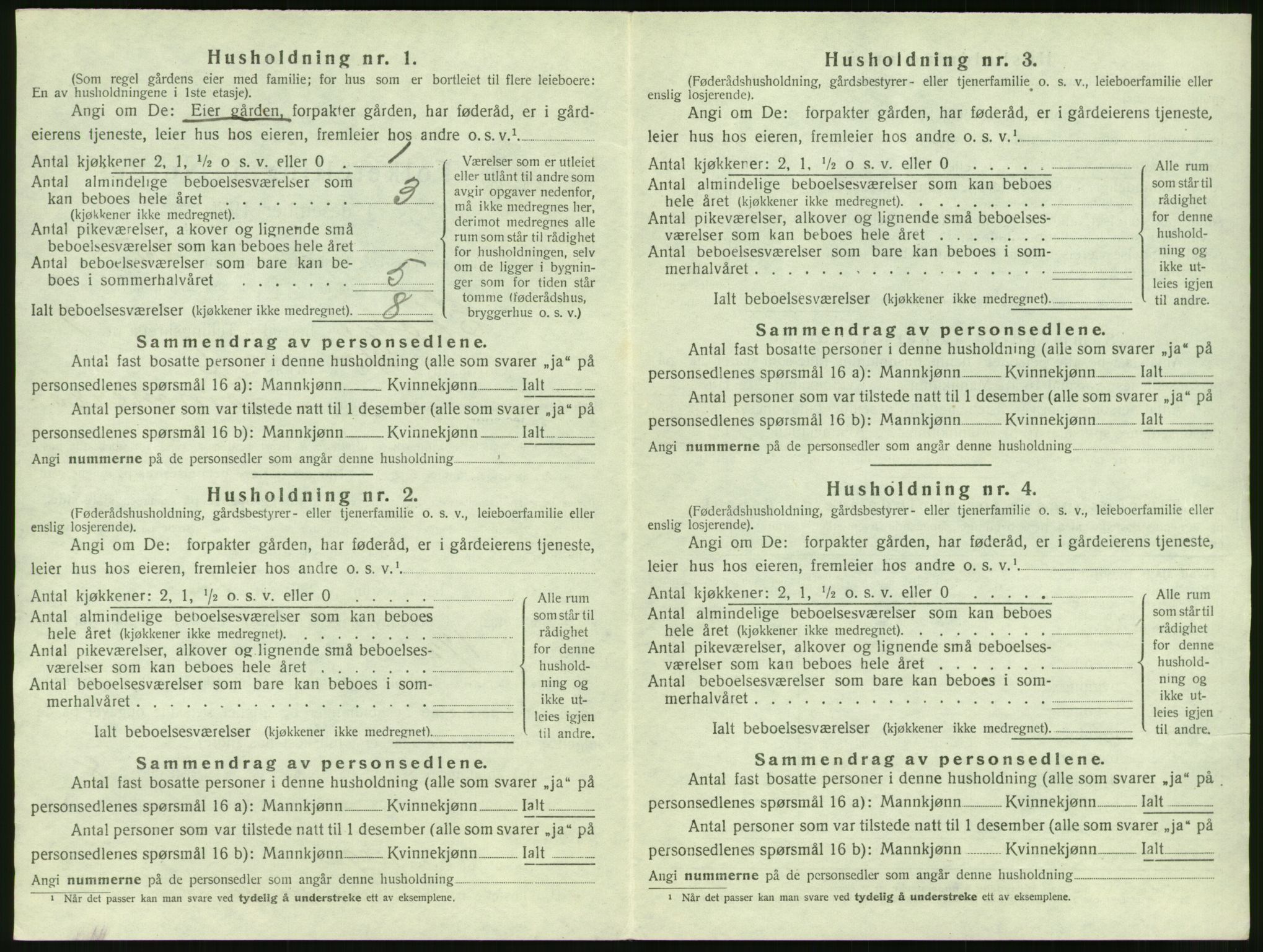 SAT, 1920 census for Skodje, 1920, p. 656