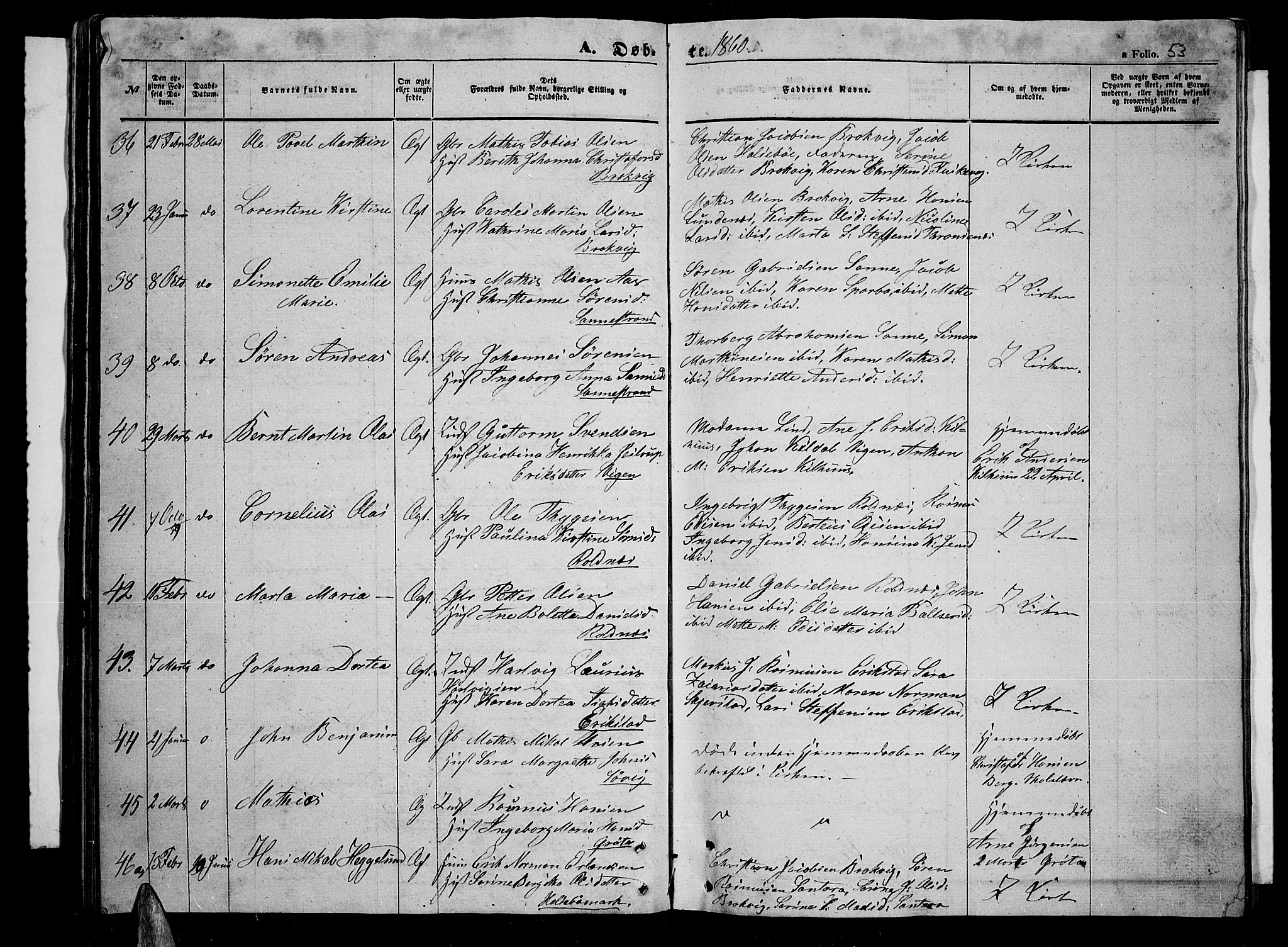Trondenes sokneprestkontor, AV/SATØ-S-1319/H/Hb/L0007klokker: Parish register (copy) no. 7, 1855-1862, p. 53