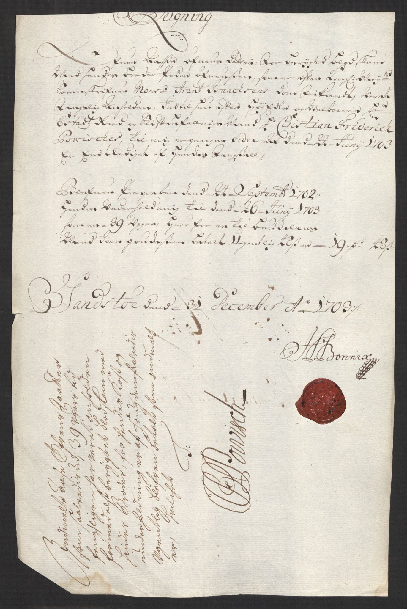 Rentekammeret inntil 1814, Reviderte regnskaper, Fogderegnskap, AV/RA-EA-4092/R39/L2316: Fogderegnskap Nedenes, 1702-1703, p. 303