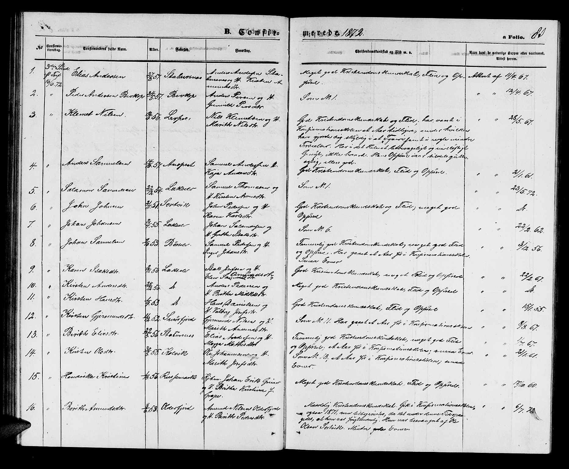 Kistrand/Porsanger sokneprestembete, SATØ/S-1351/H/Hb/L0002.klokk: Parish register (copy) no. 2, 1862-1873, p. 83