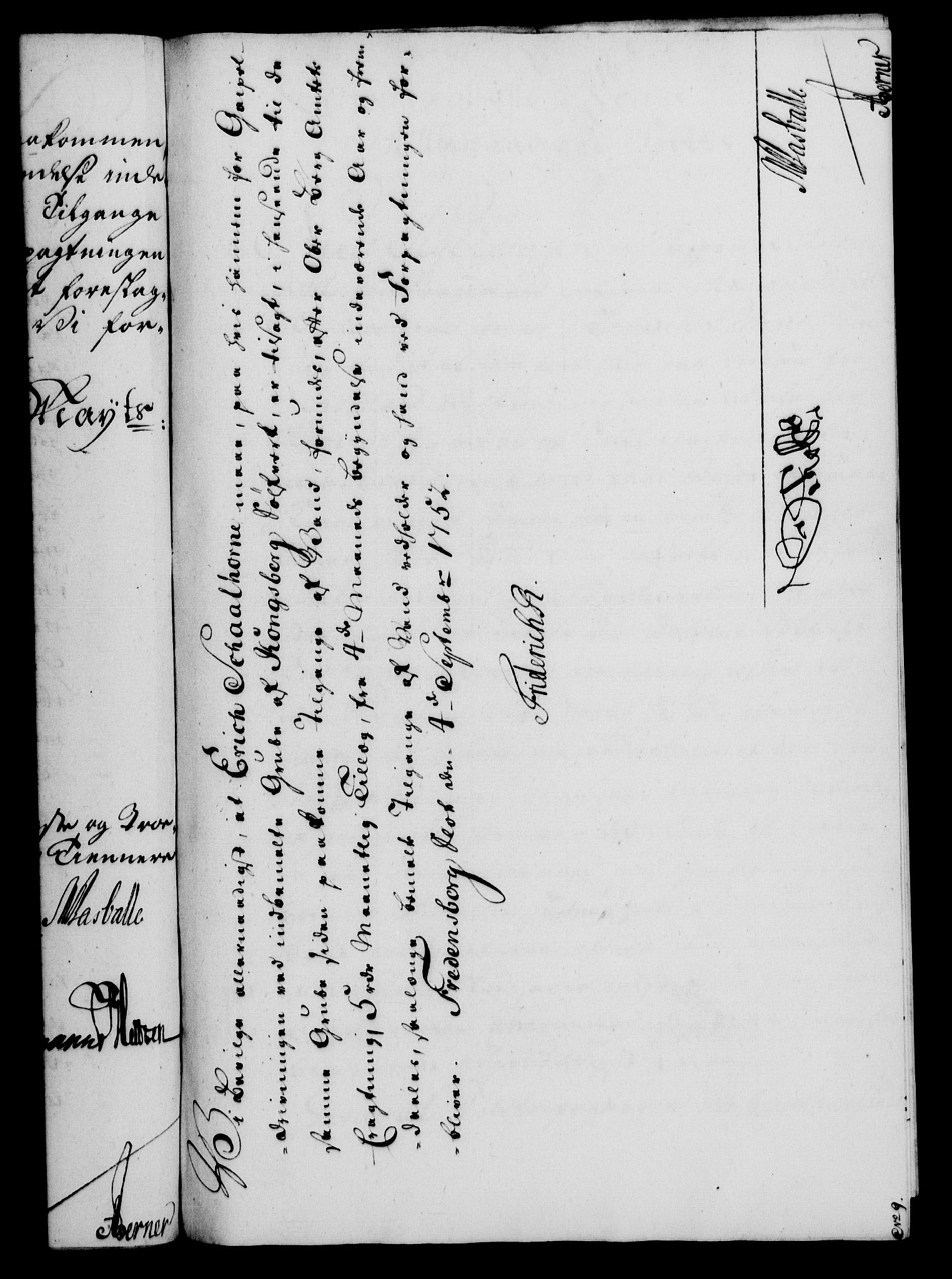 Rentekammeret, Kammerkanselliet, RA/EA-3111/G/Gf/Gfa/L0034: Norsk relasjons- og resolusjonsprotokoll (merket RK 52.34), 1752, p. 409