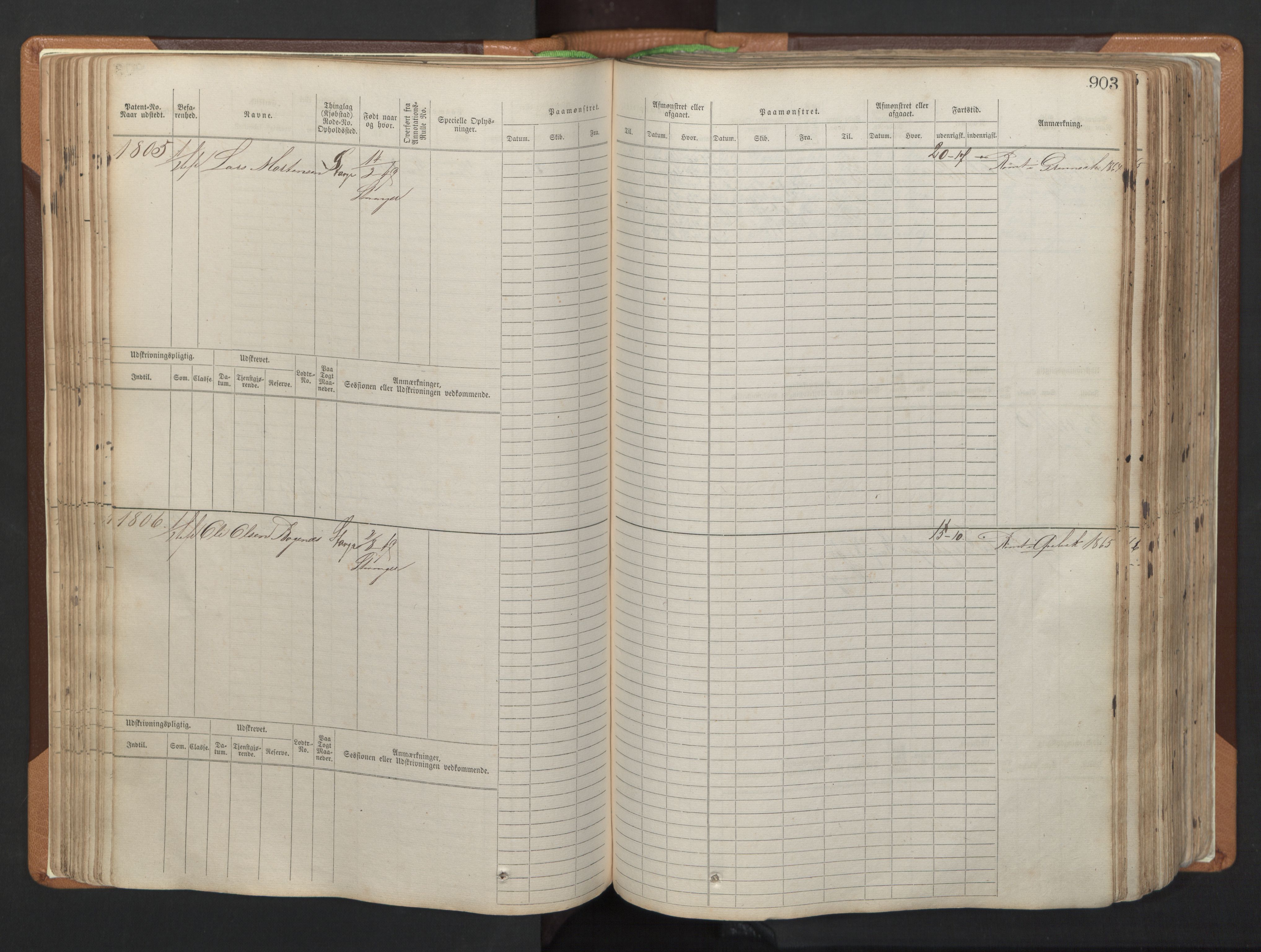 Stavanger sjømannskontor, AV/SAST-A-102006/F/Fb/Fbb/L0006: Sjøfartshovedrulle, patentnr. 1607-2402 (del 3), 1869-1880, p. 102